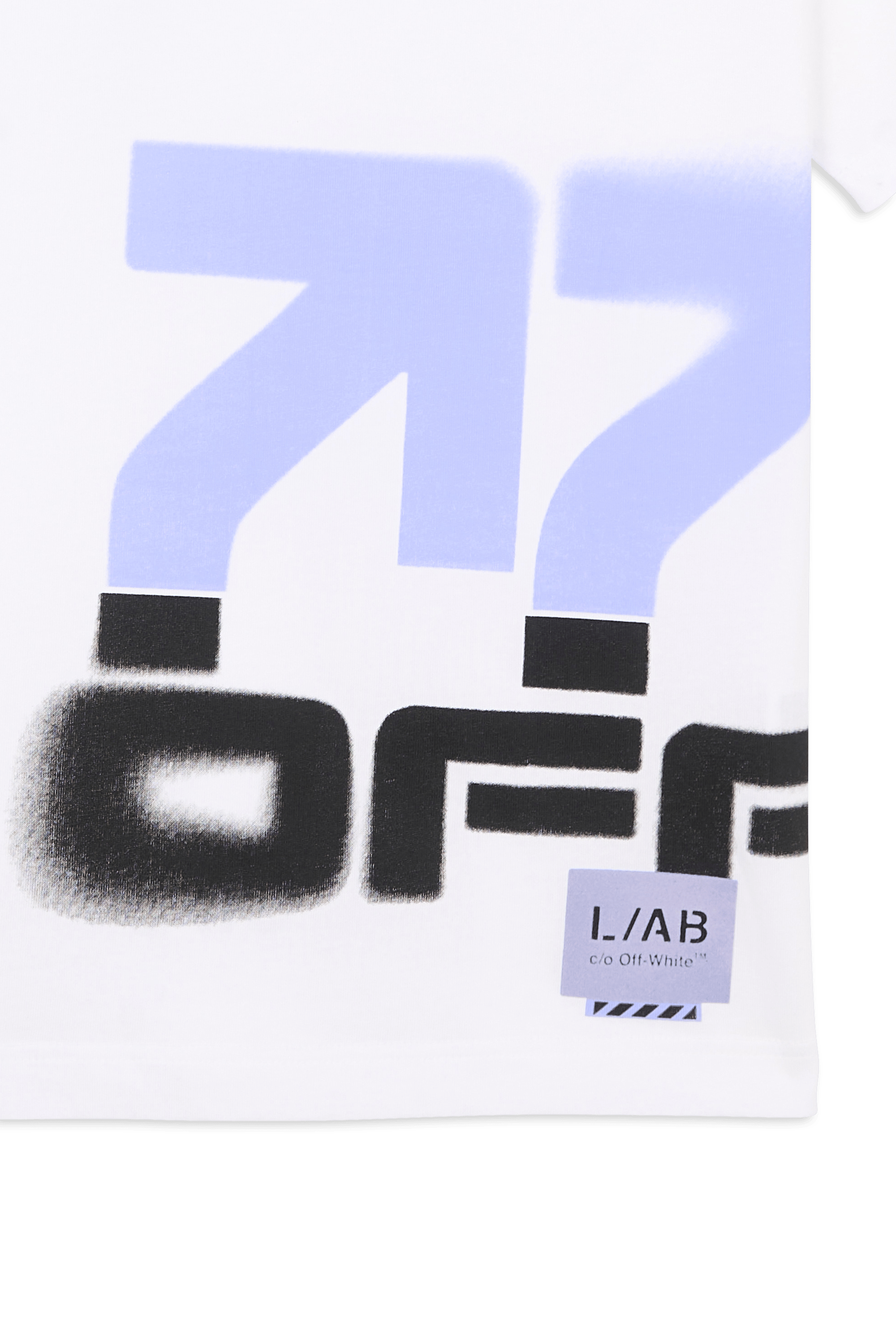 Regular-fit round-neck cotton T-shirt | White OFF WHITE LAB Men