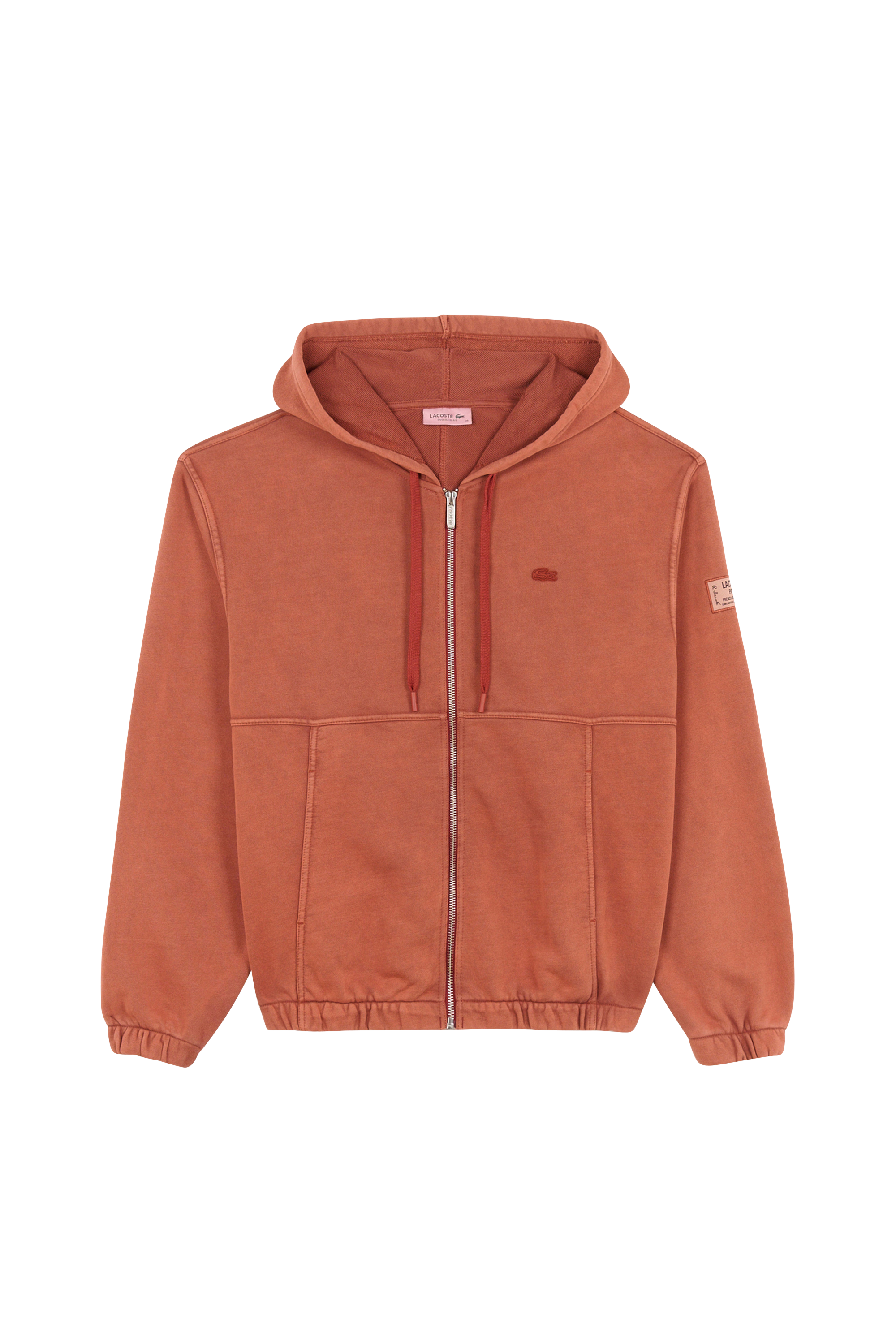 Hoodie zippé Marron