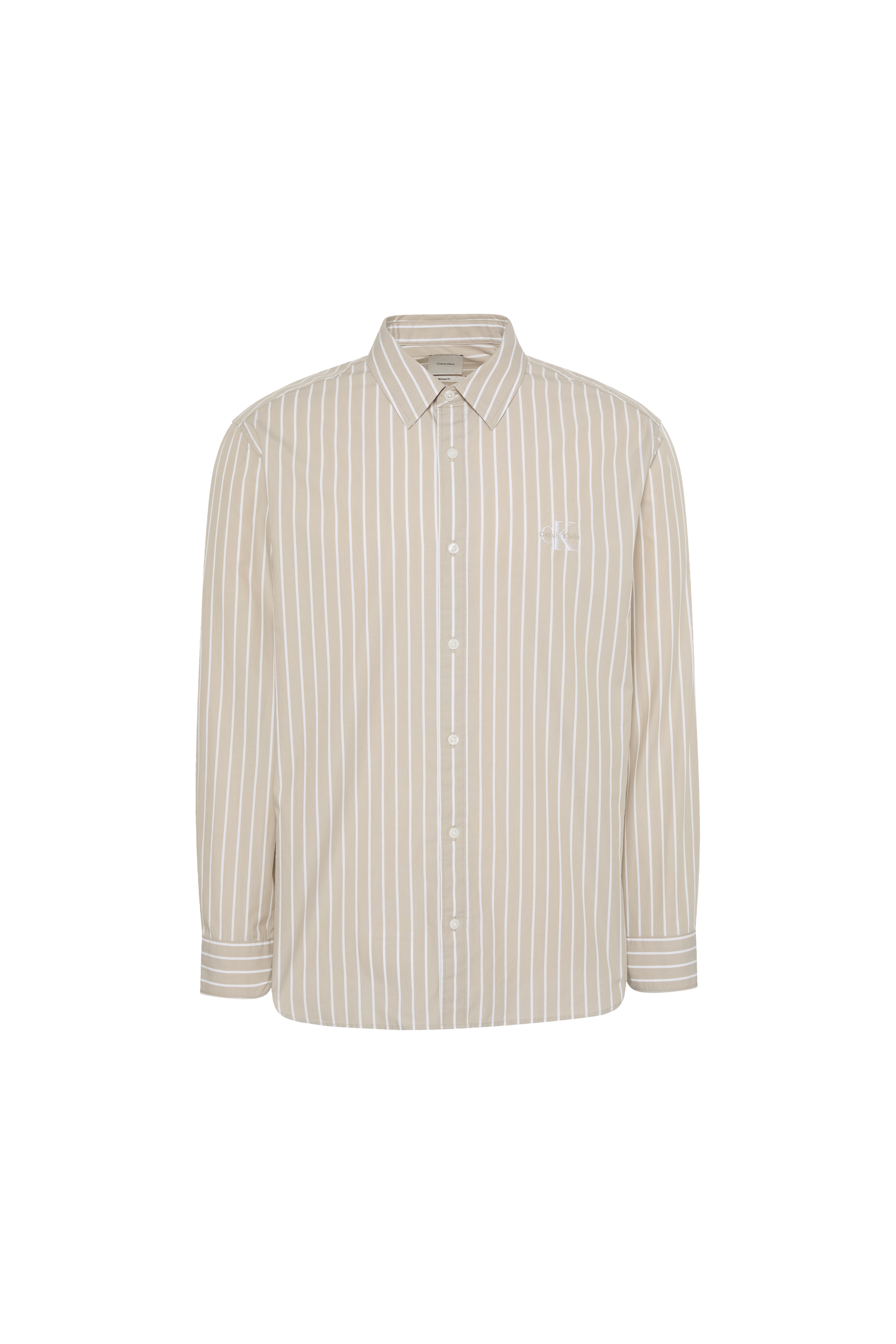 Chemise STRIPE WASHED Plaza taupe
