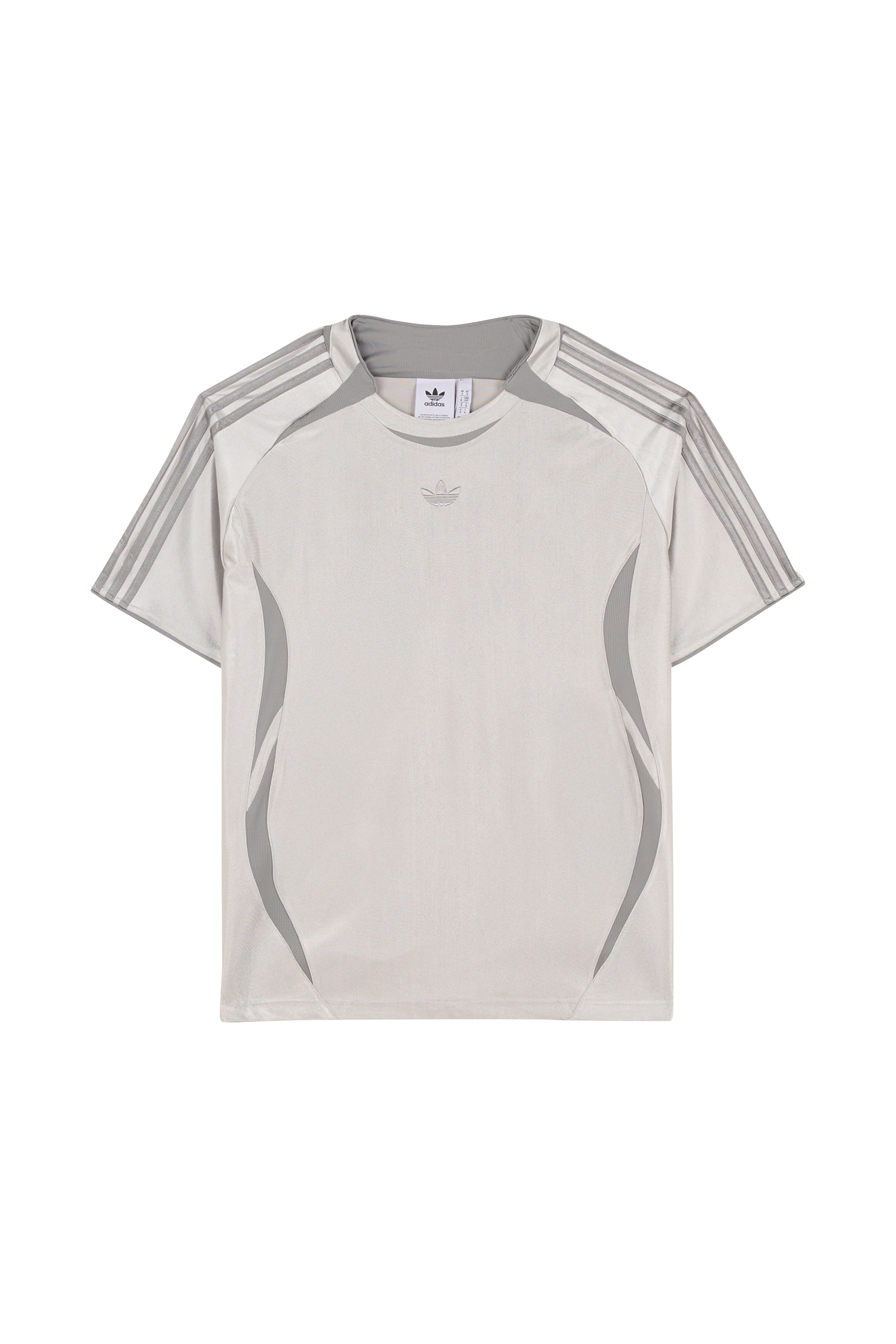 Regular-fit round-neck cotton T-shirt Grey