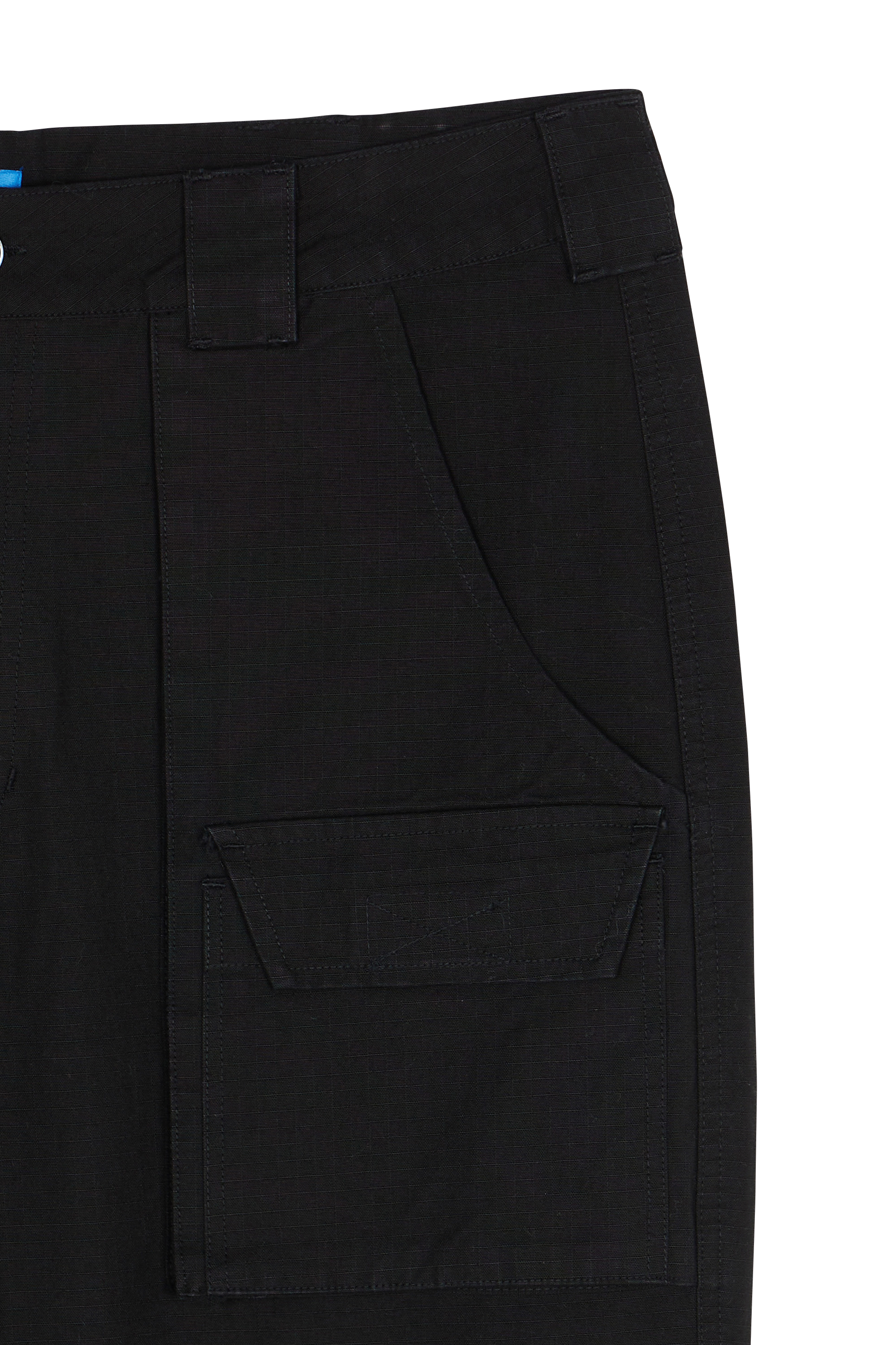Regular-fit round-neck cotton T-shirt Black