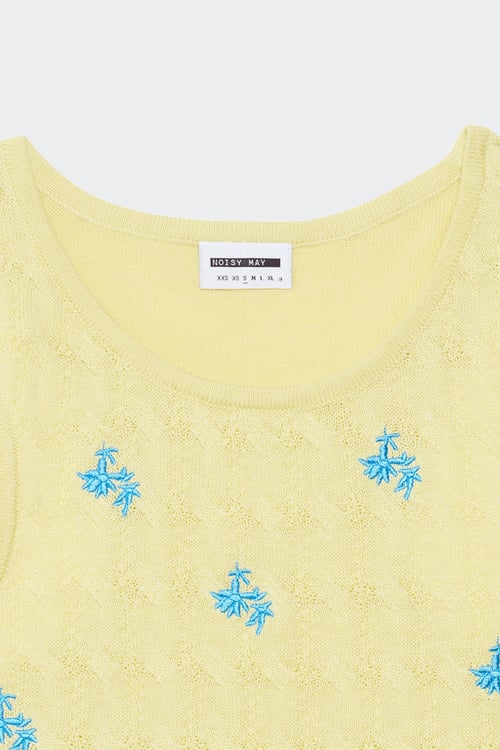 NOISY MAY top Jaune