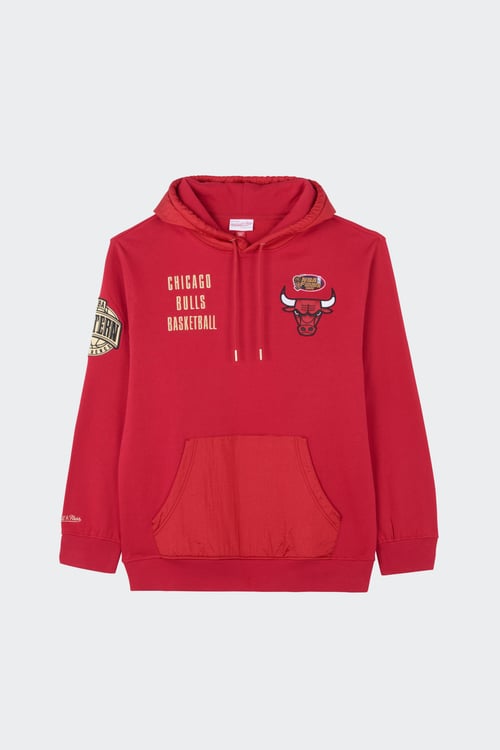 MITCHELL & NESS Hoodie Rouge