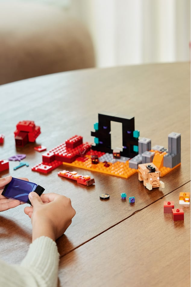 Lego Multicolore Jeu L'embuscade au portail du nether Multicolore Lego - Femme | Citadium
