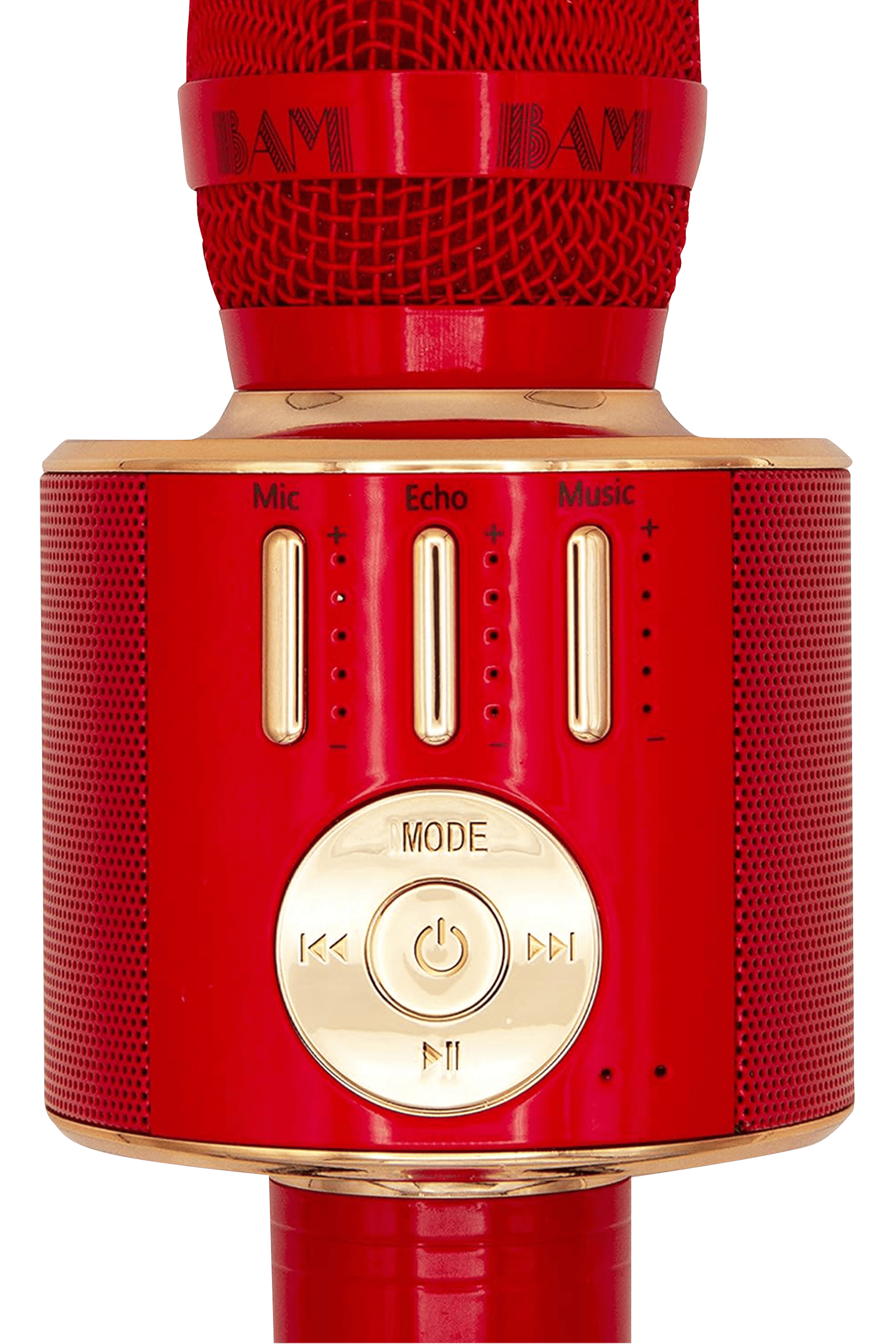 Micro karaoké | Rouge BAM KARAOKE TO GO AUDIO Homme