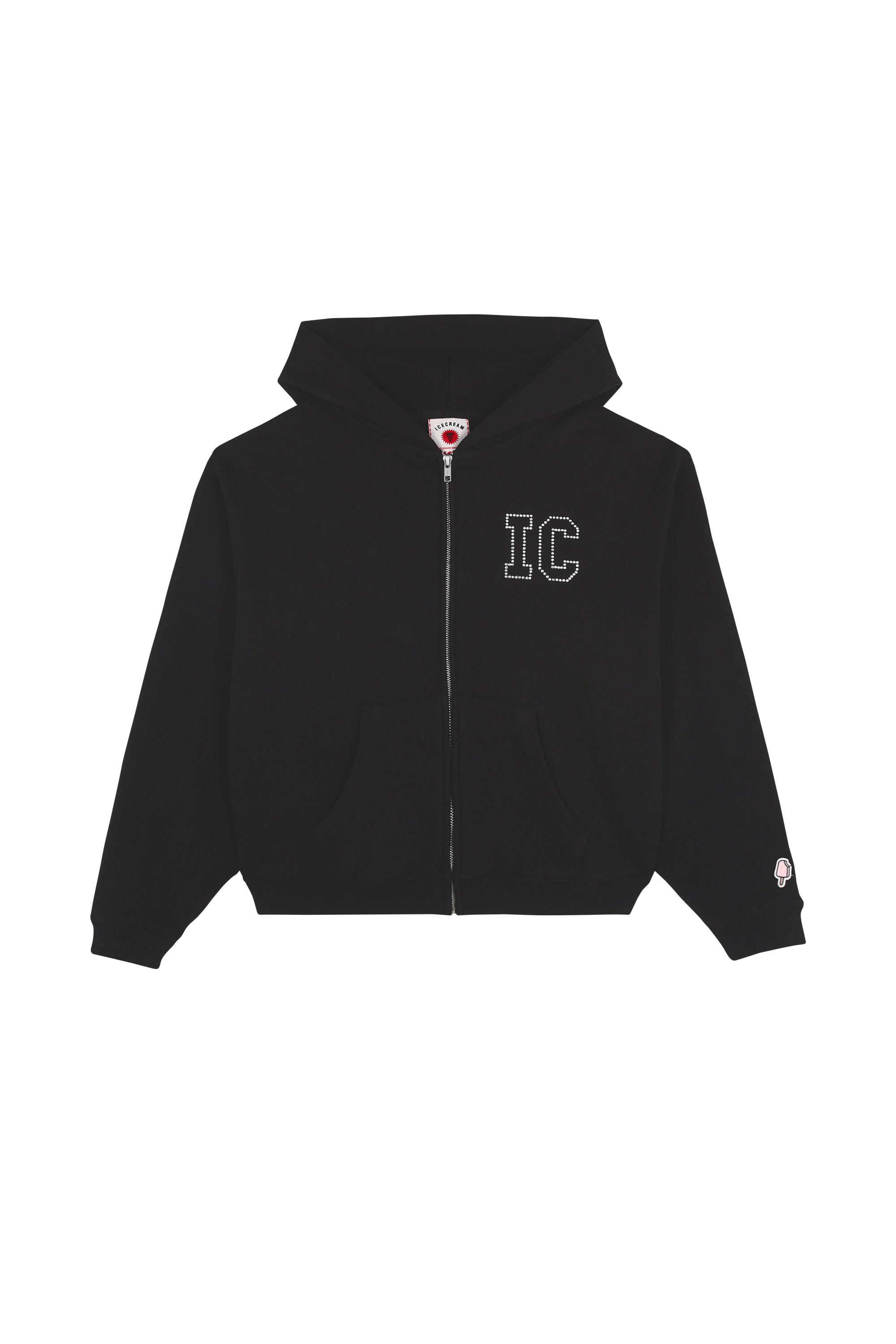 Hoodie zippé ICE CREAM Noir