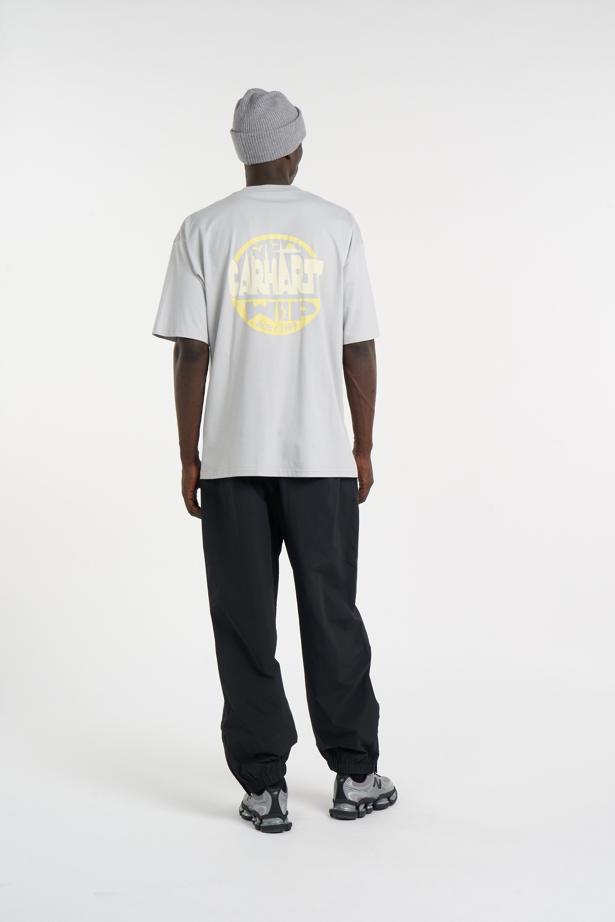Regular-fit round-neck cotton T-shirt | Grey CARHARTT WIP Men
