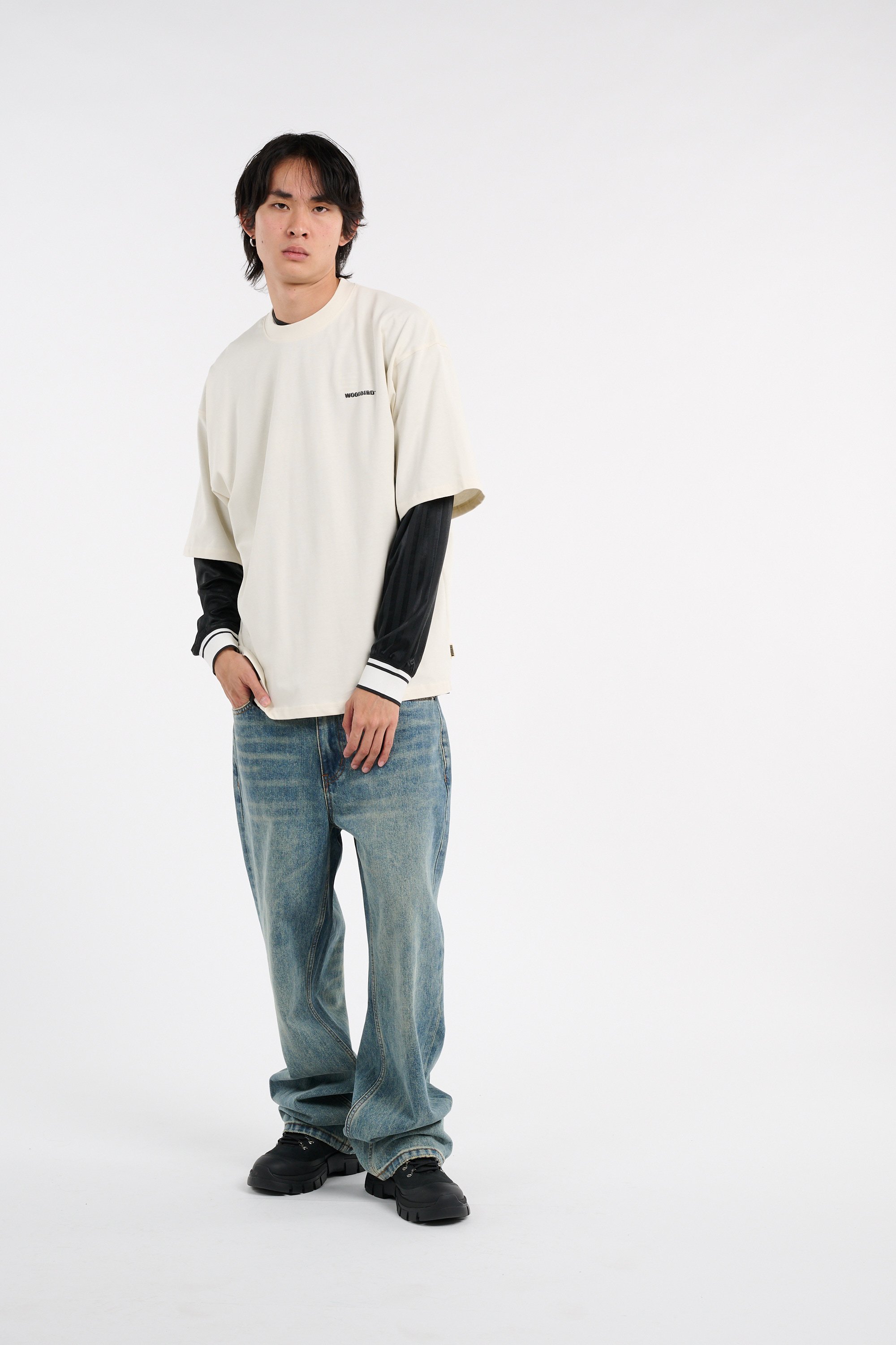 T-shirt | Beige WOODBIRD Homme