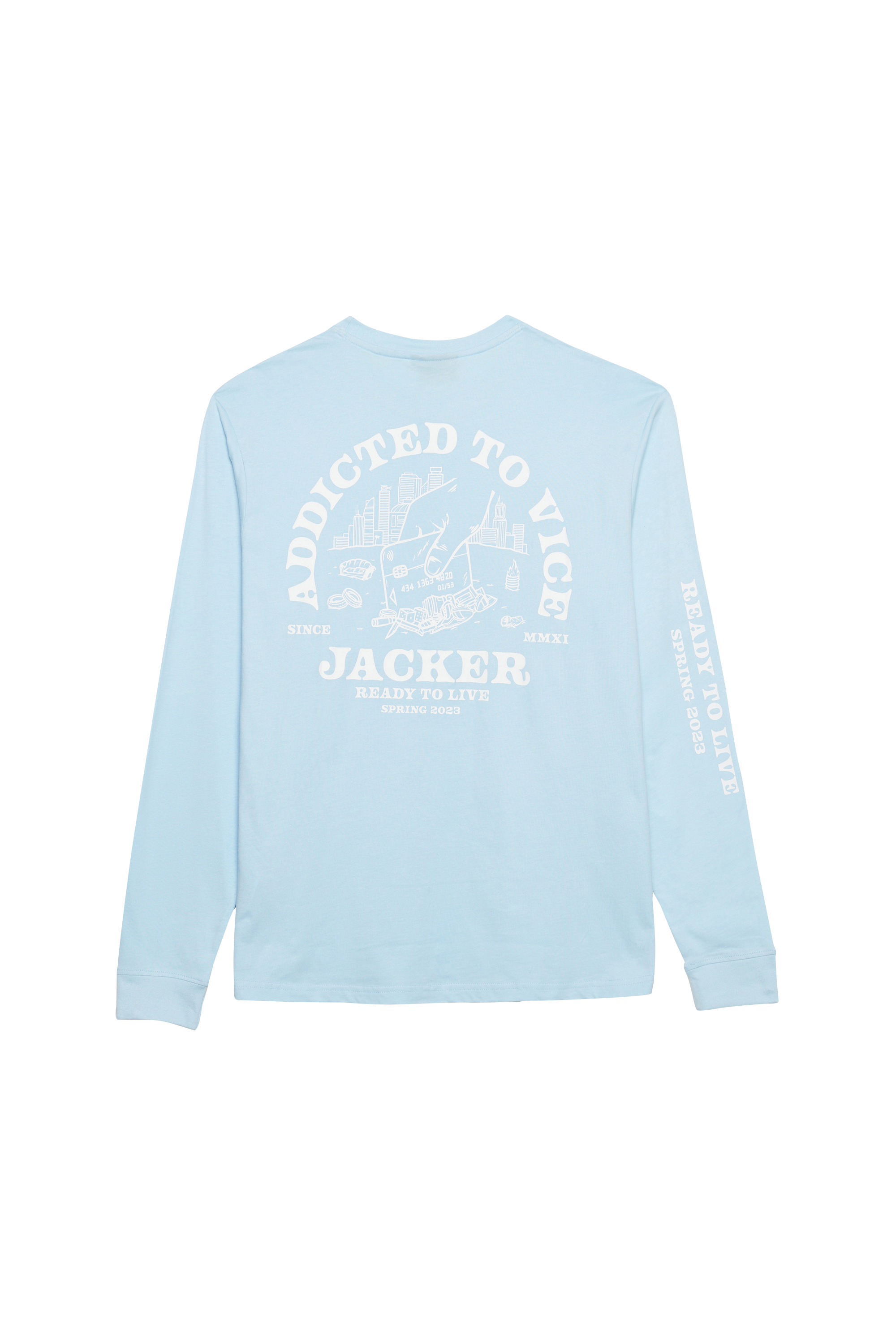T-shirt JACKER Bleu