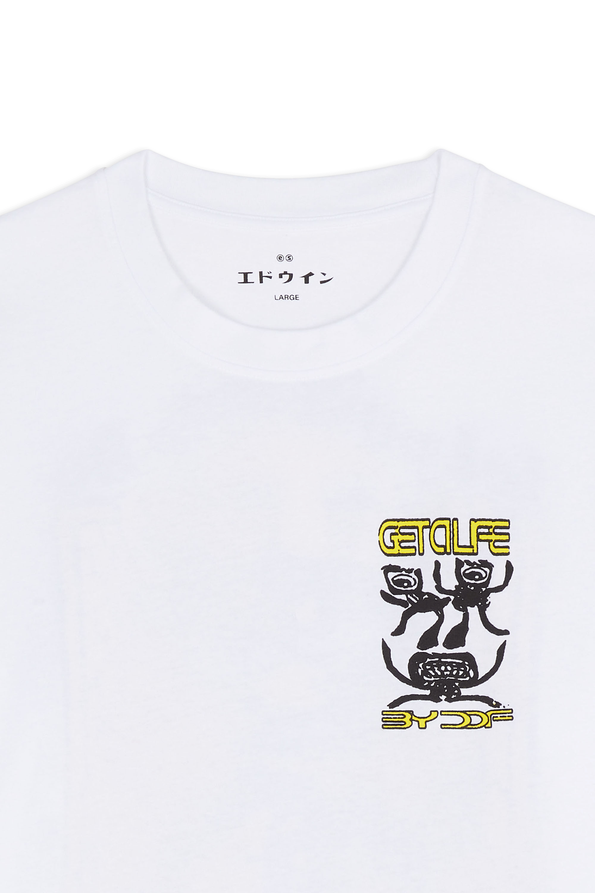 Regular-fit round-neck cotton T-shirt White