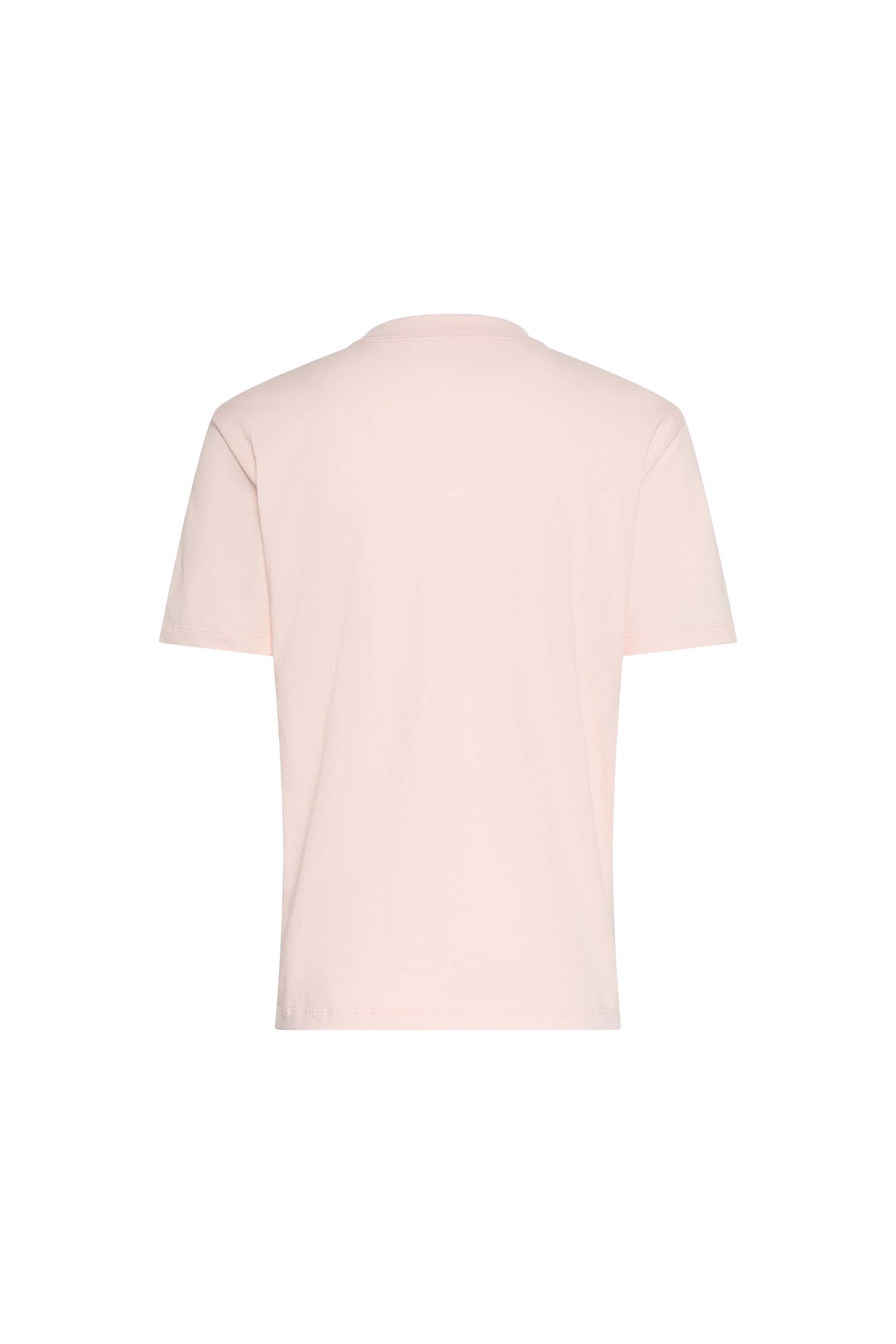 Regular-fit round-neck cotton T-shirt | Pink CALVIN KLEIN Women