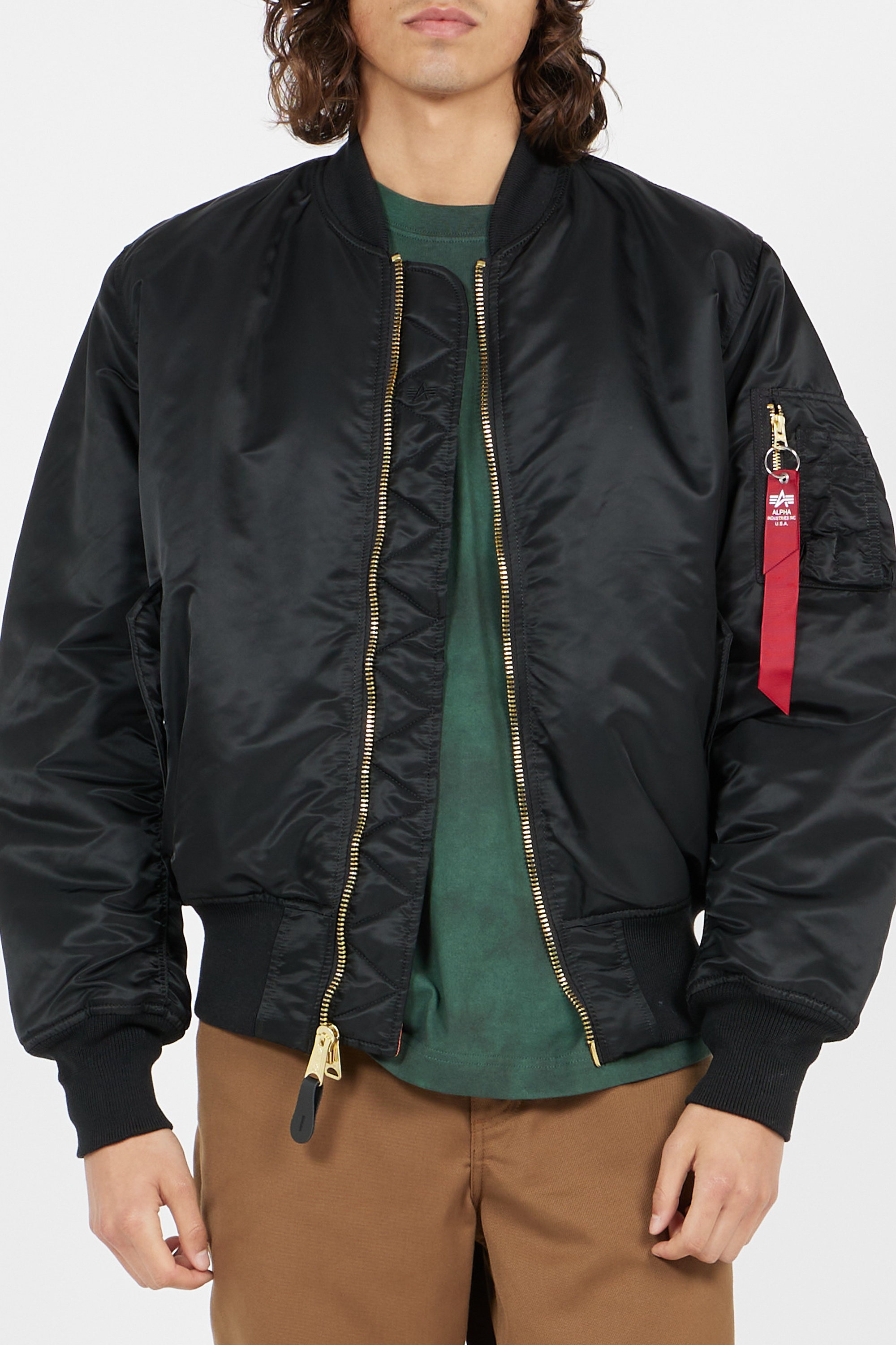 Bomber | Noir ALPHA INDUSTRIES Homme
