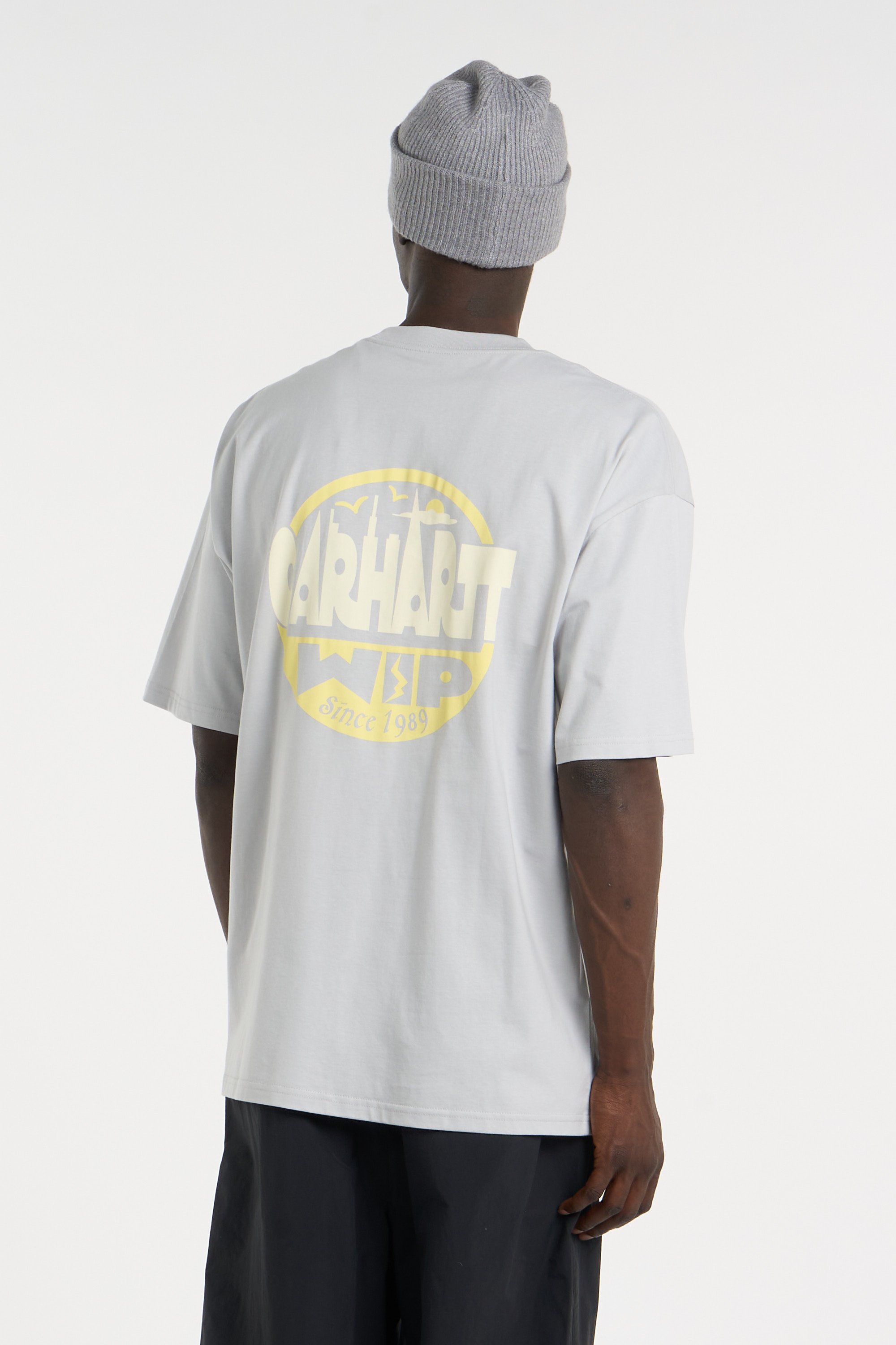 Regular-fit round-neck cotton T-shirt | Grey CARHARTT WIP Men