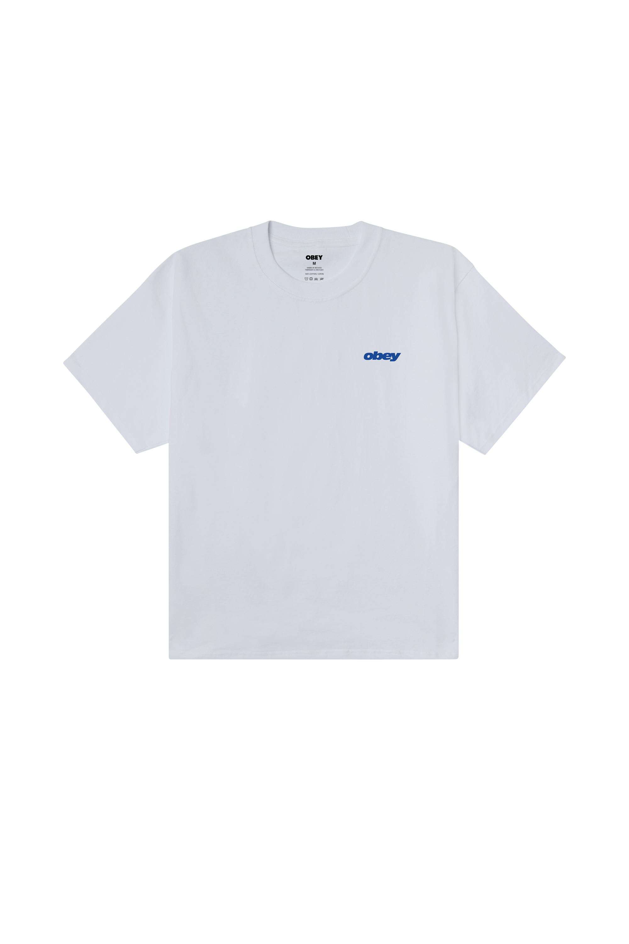 Regular-fit round-neck cotton T-shirt | White OBEY Men