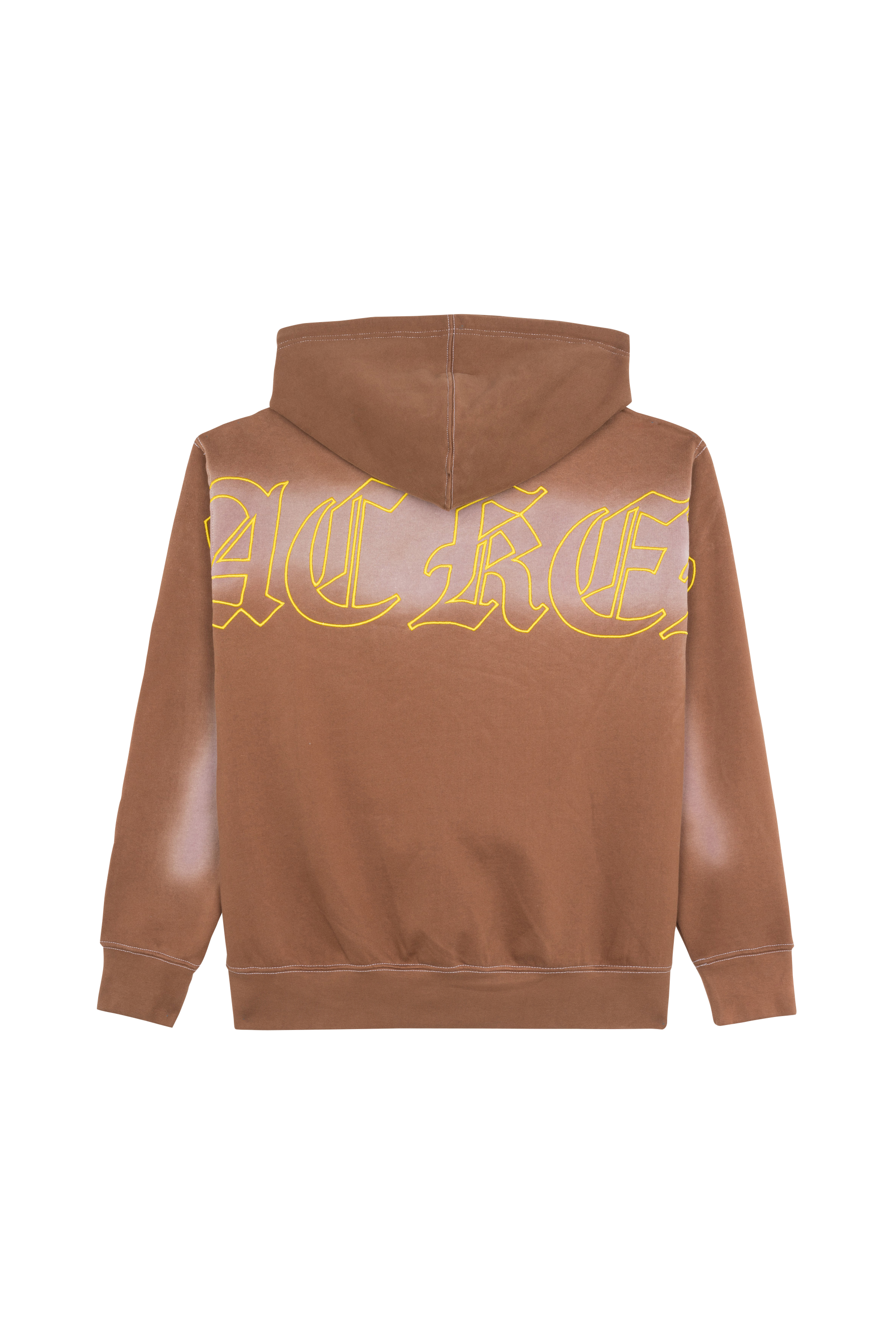 zip-up hoodie Brown