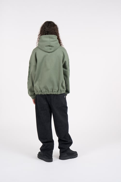 WASTED Hoodie Vert