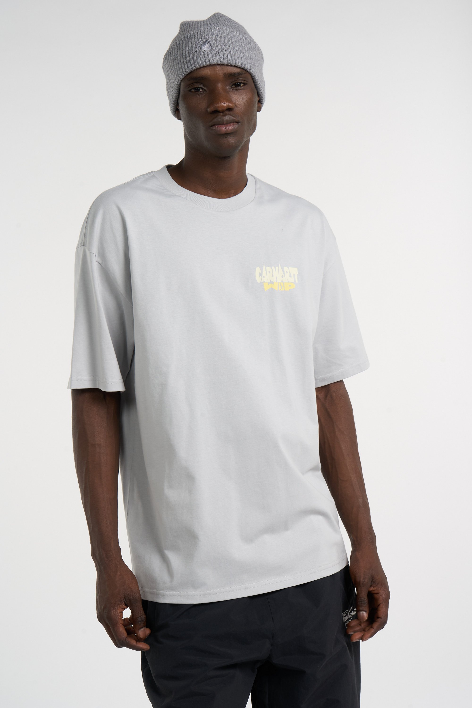 Regular-fit round-neck cotton T-shirt | Grey CARHARTT WIP Men