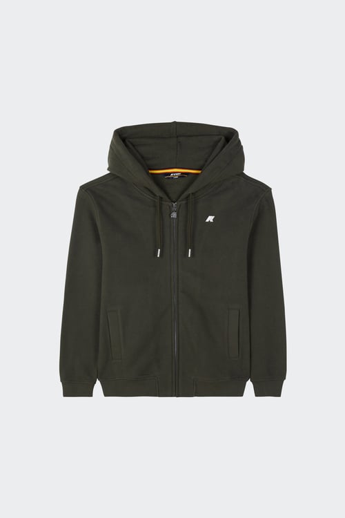 K-way Homme Hoodie Taille XL - Kaki