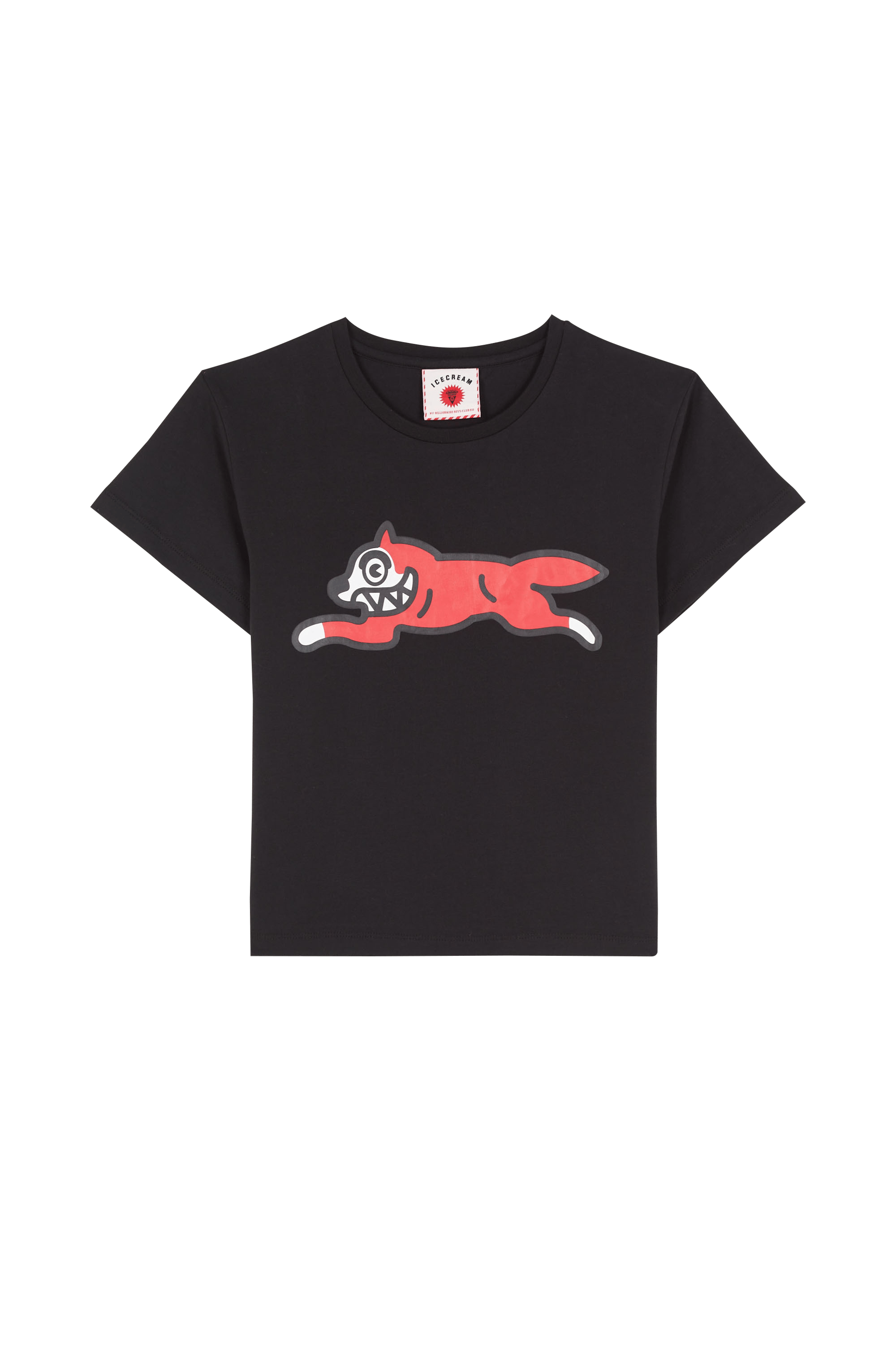 T-shirt RUNNING DOG BABY TEE Black