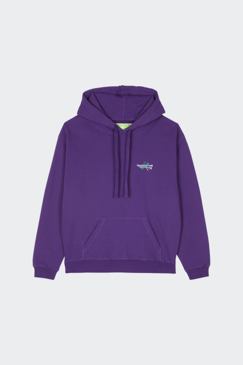 hoodie homme violet