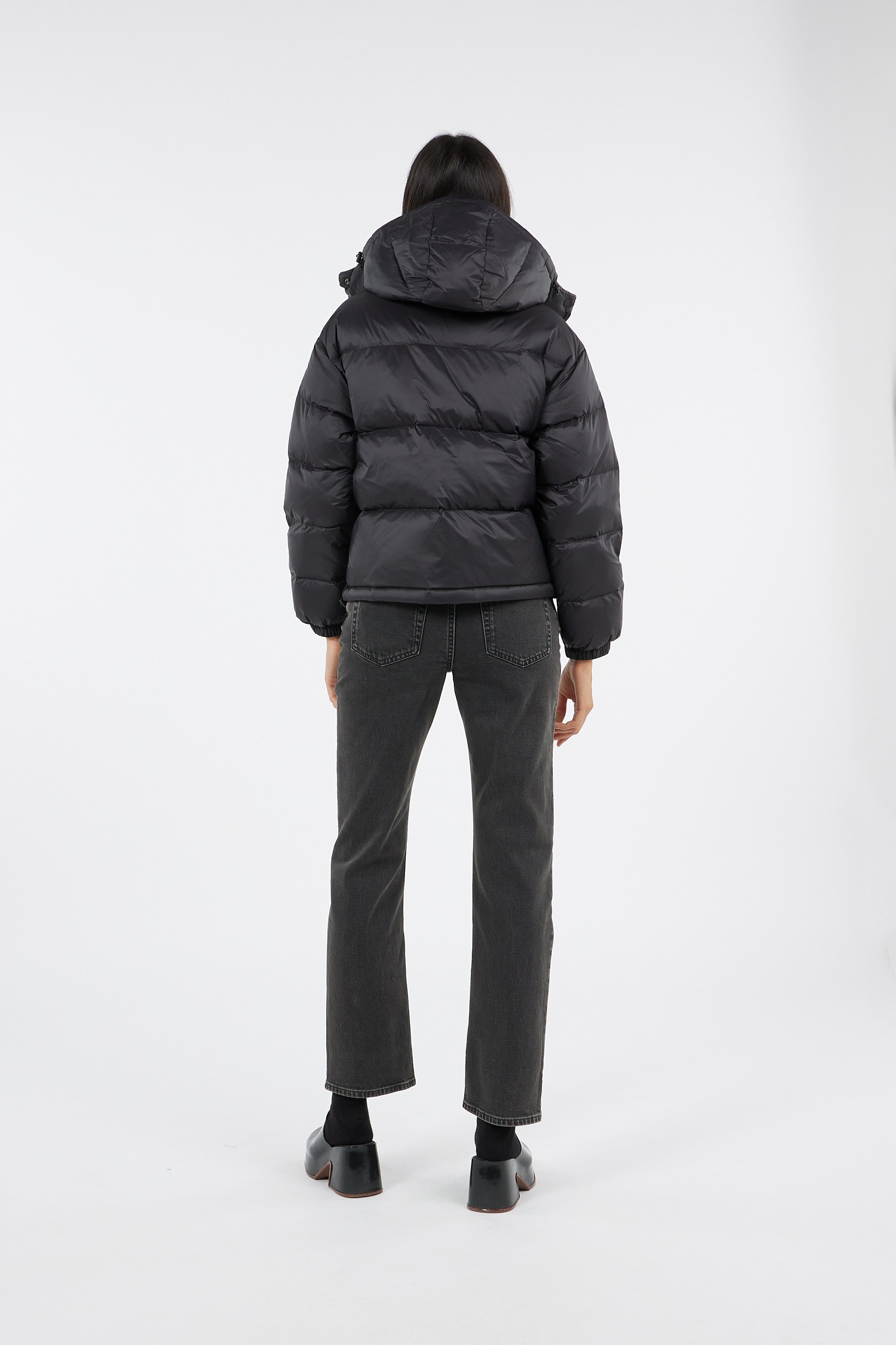 Lightweight quilted padded jacket with high neck | Black by CALVIN KLEIN Lightweight quilted padded jacket with high neck Black