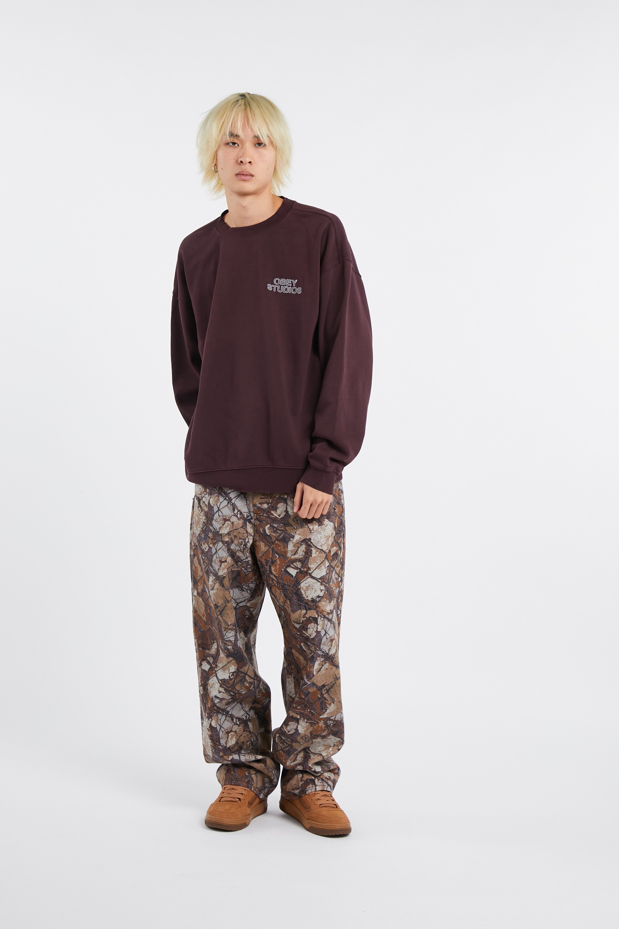 Sweatshirt OBEY Violet