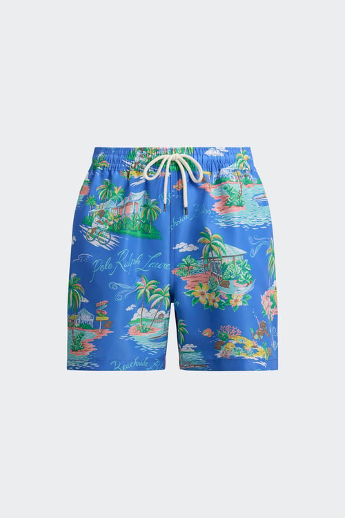 Polo - Short de bain - Taille M Bleu