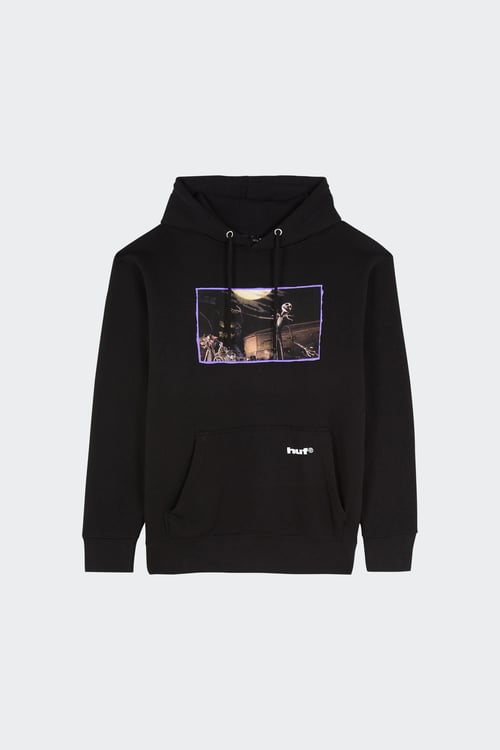 Huf - Hoodie - Taille L Noir homme