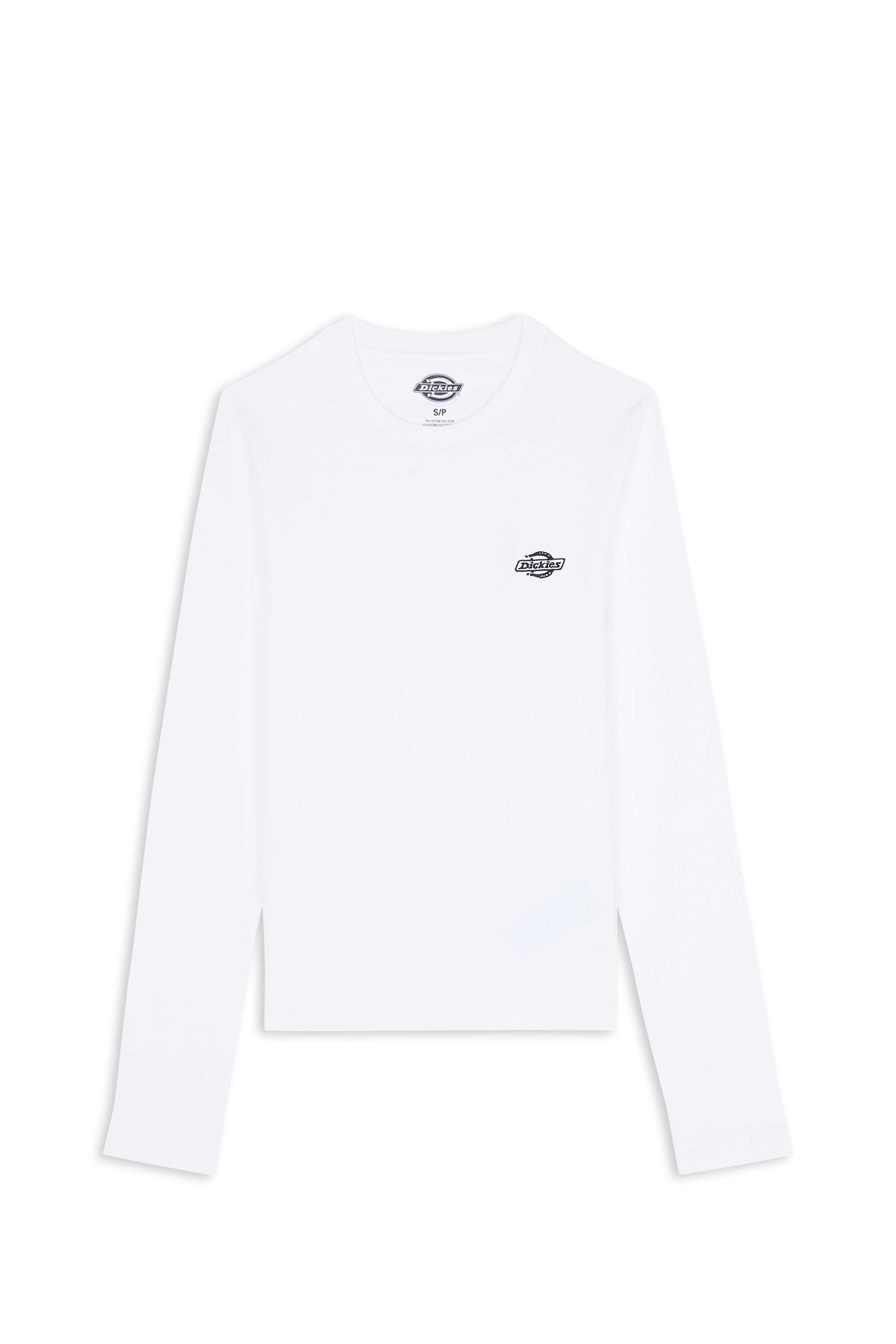 Regular-fit round-neck cotton T-shirt White