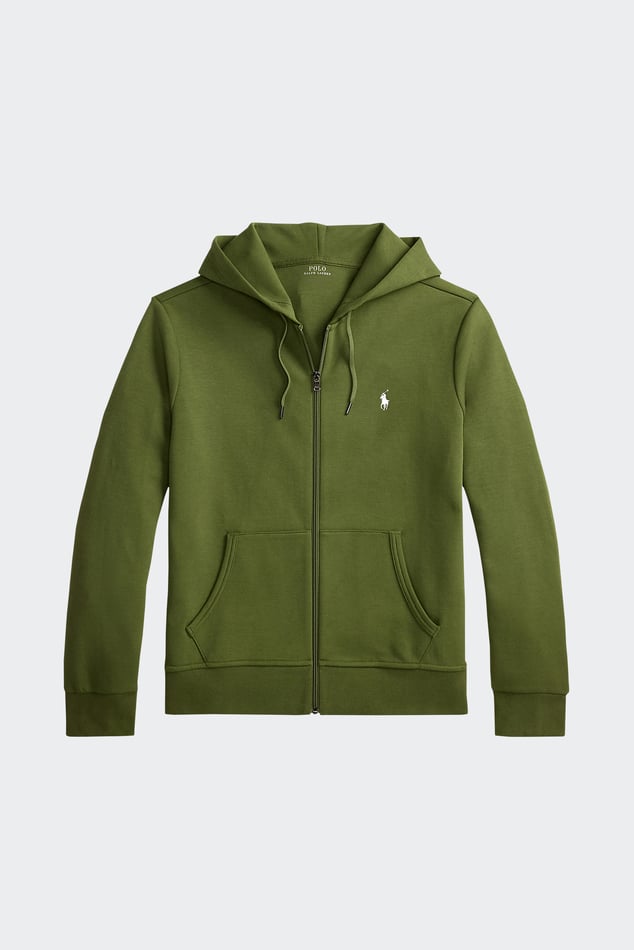 Replay Sweat à capuche en coton kaki tricoté Replay Sweat à capuche en coton kaki tricoté
