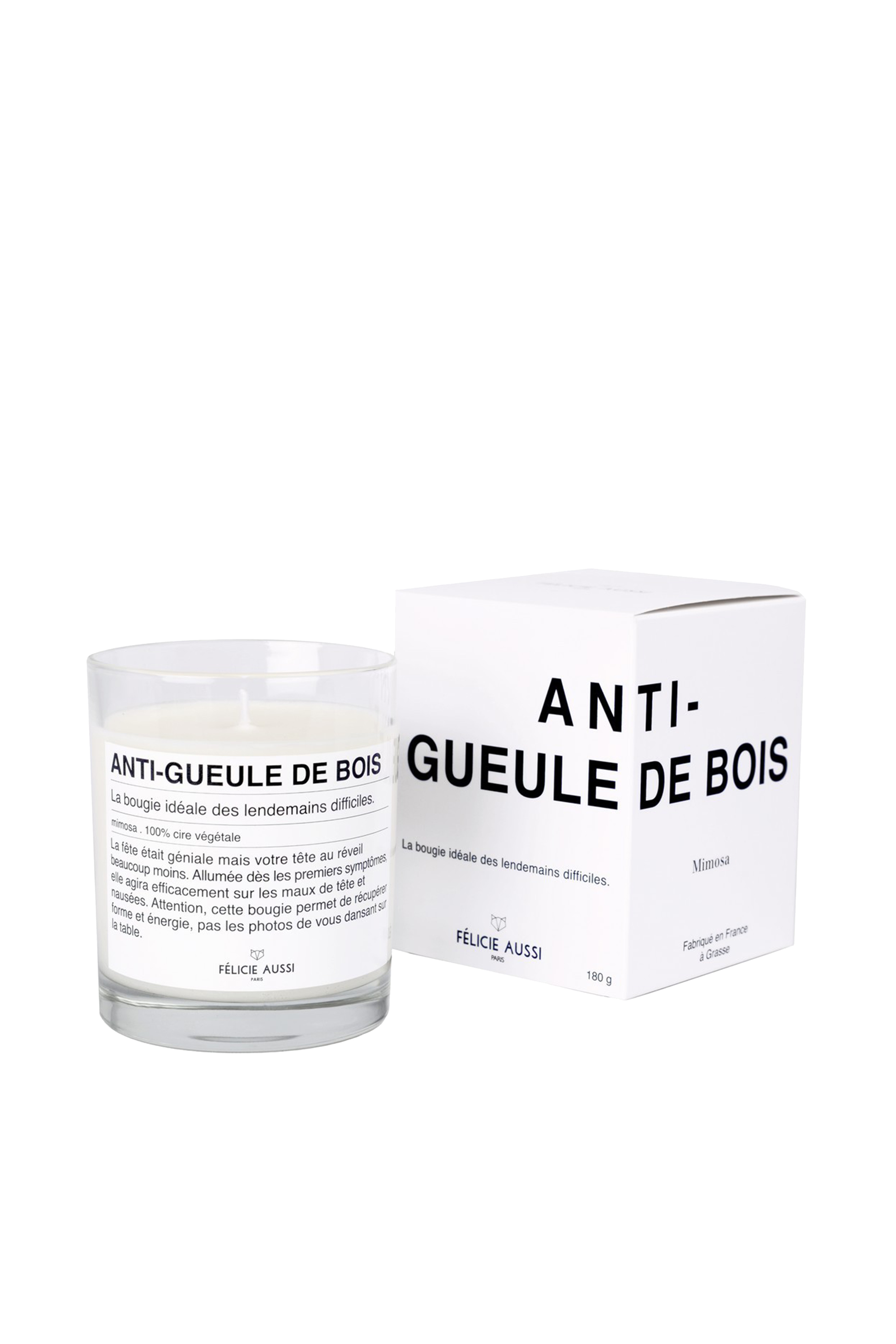 Bougie FÉLICIE AUSSI Blanc