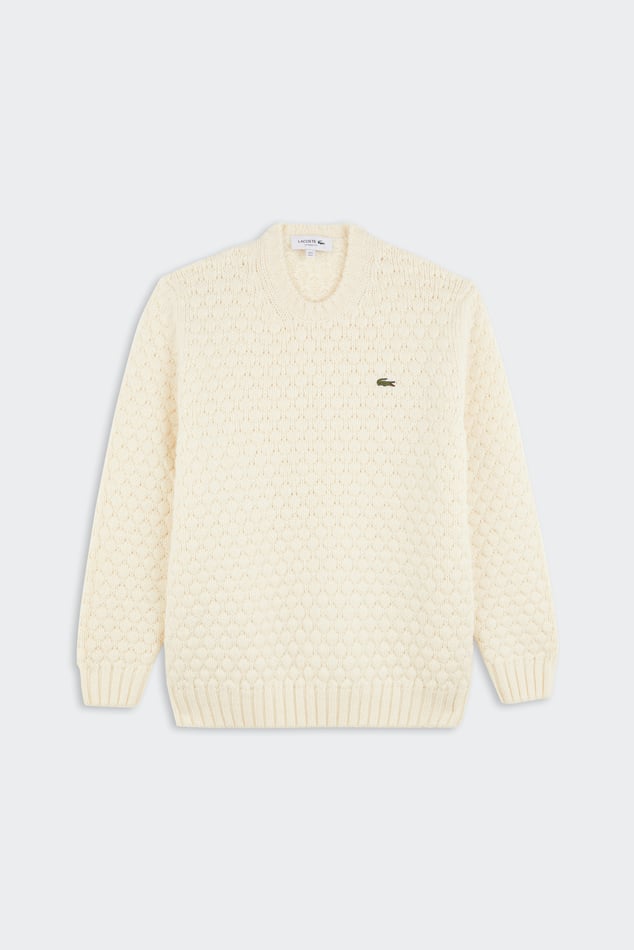 Pull Blanc Lacoste Homme Citadium