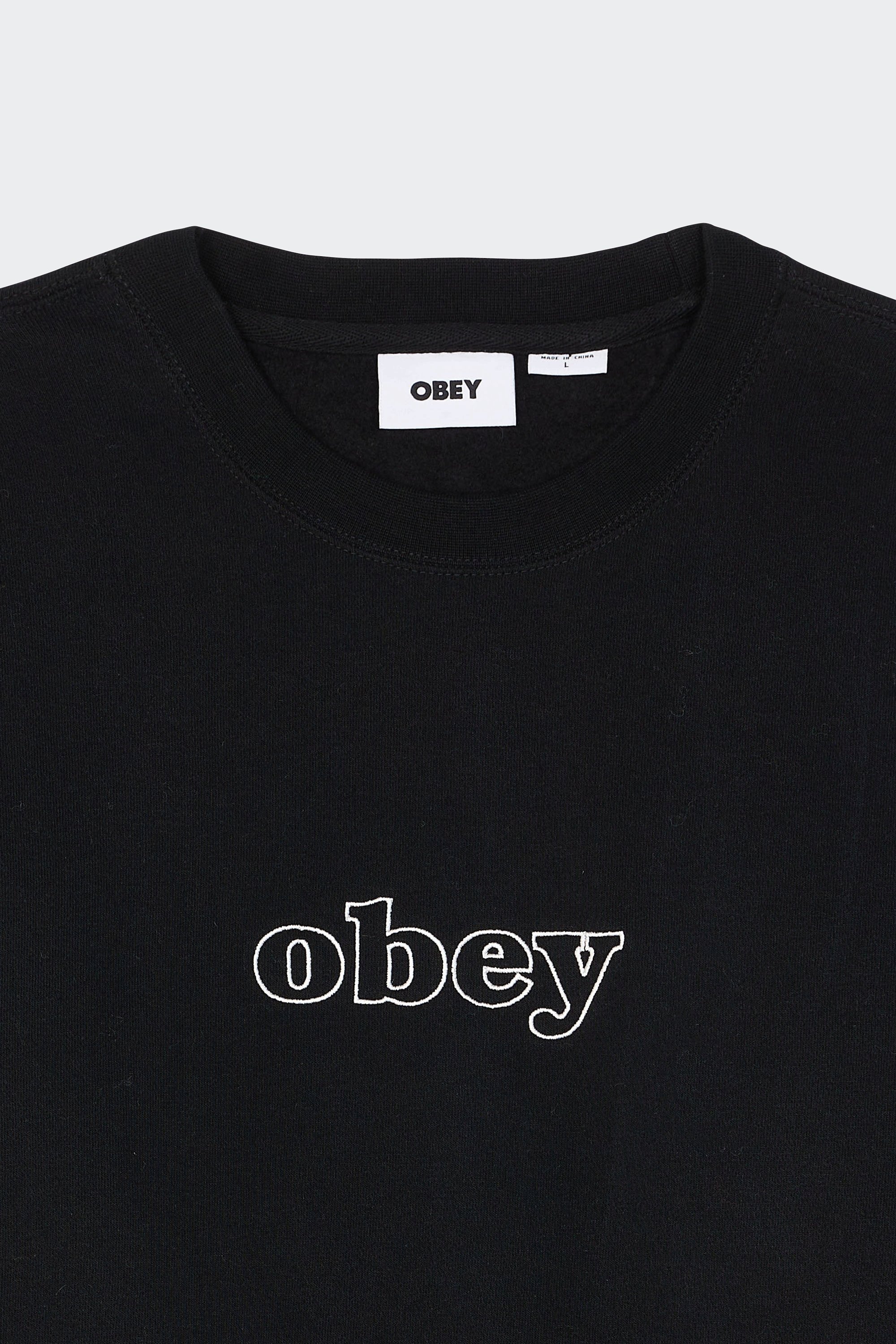 sweatshirt | Black by OBEY sweatshirt Black