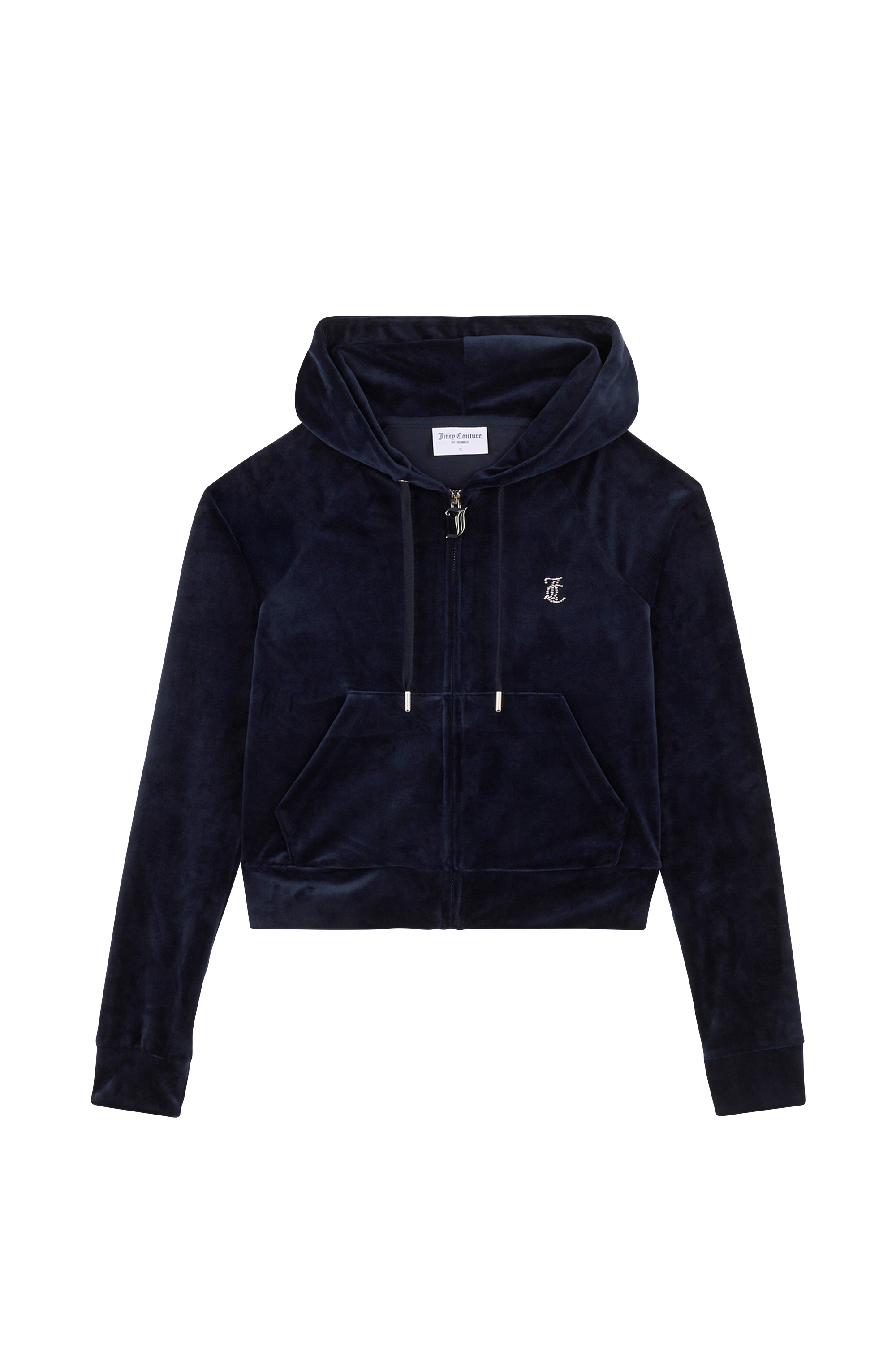 Hoodie zippé Bleu