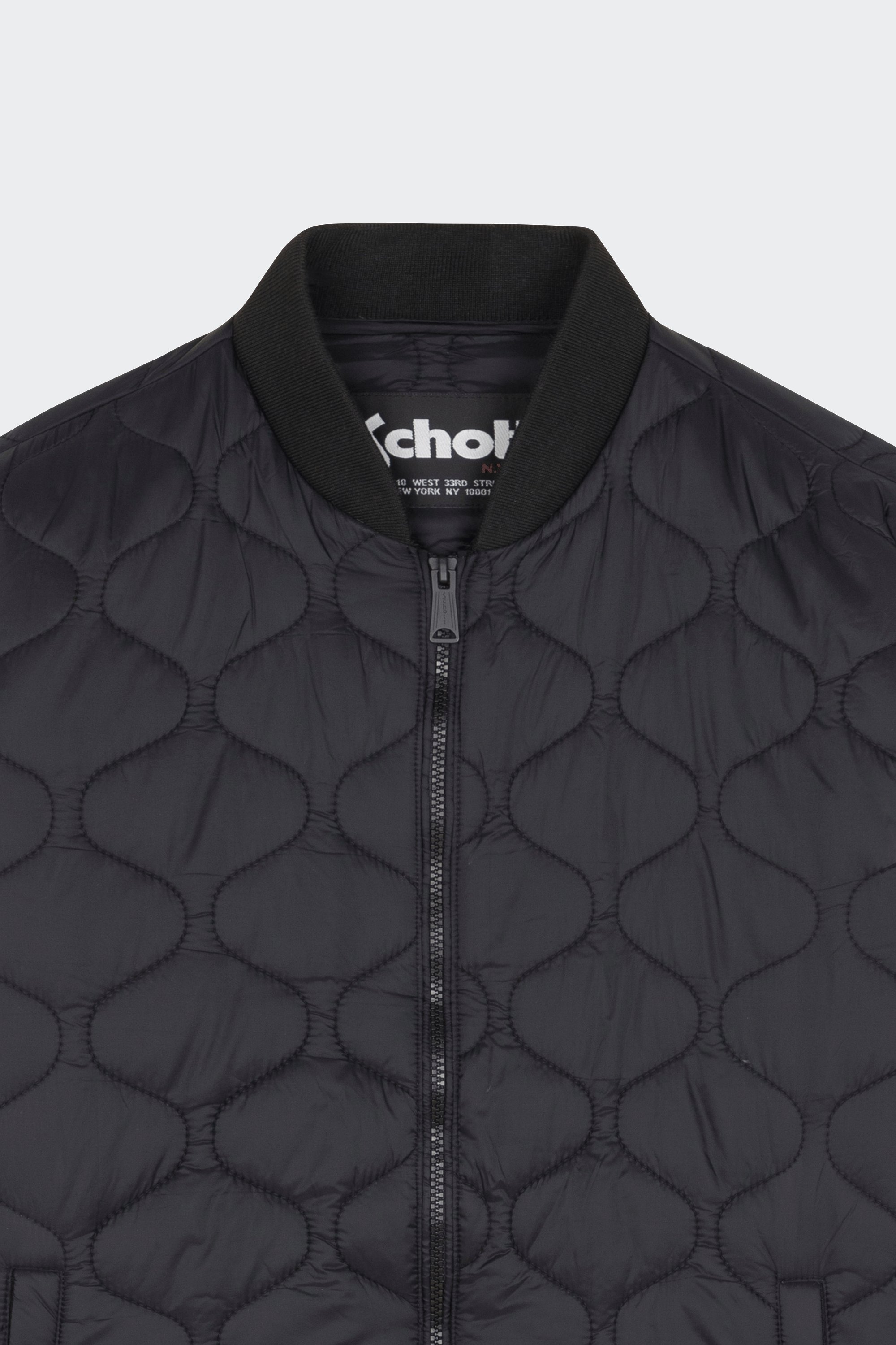 Bomber Jacket | Black by SCHOTT Bomber Jacket Black
