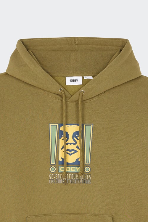 OBEY Hoodie Vert