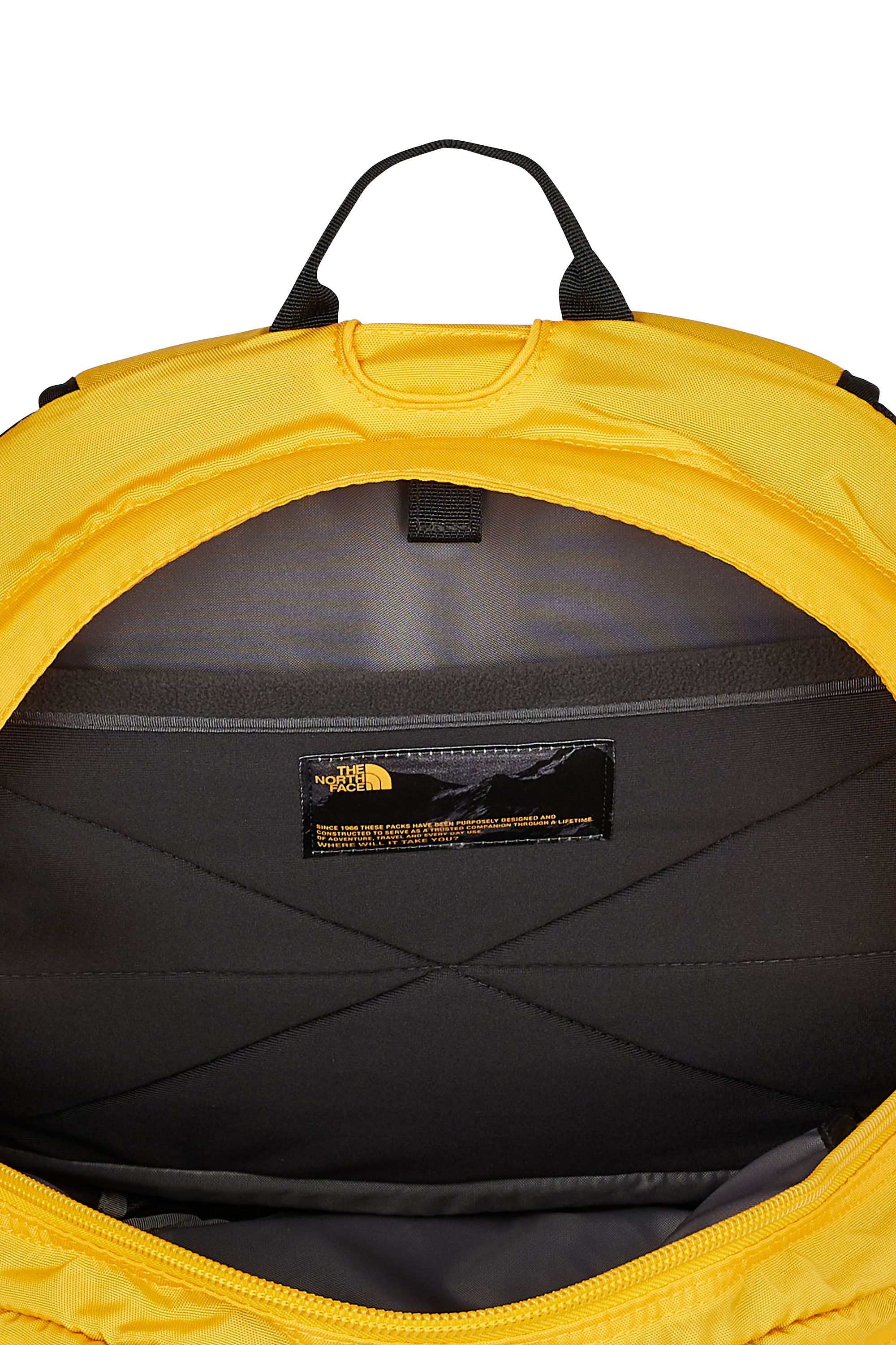 Zippered backpack Yellow