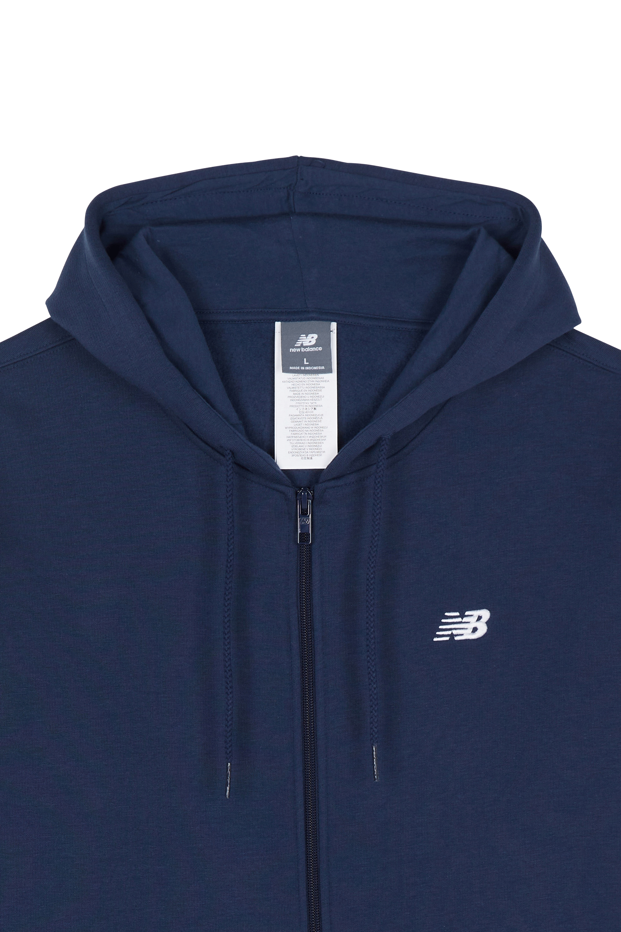  Hoodie zippé Bleu
