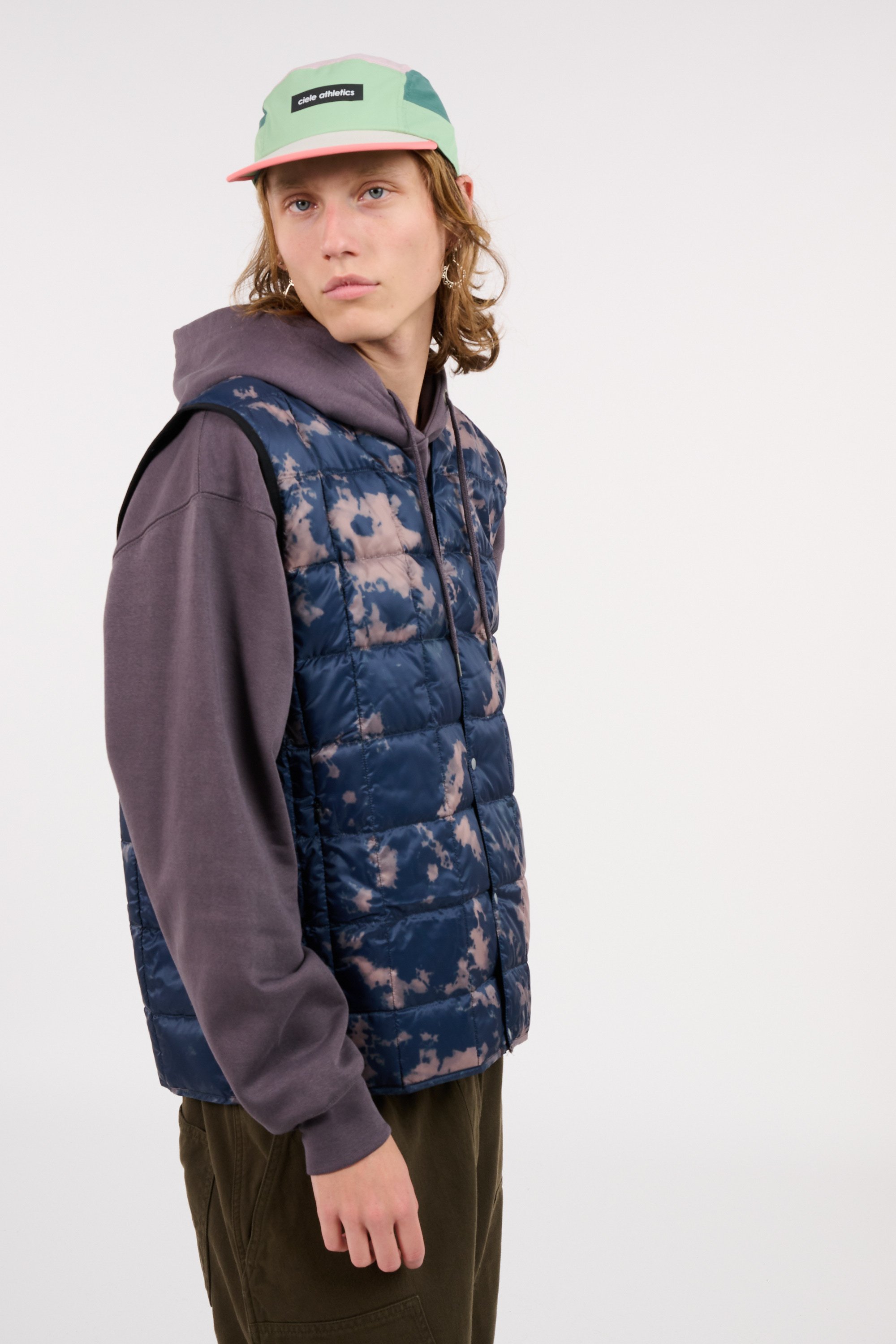 Doudoune sans manches  Multicolore