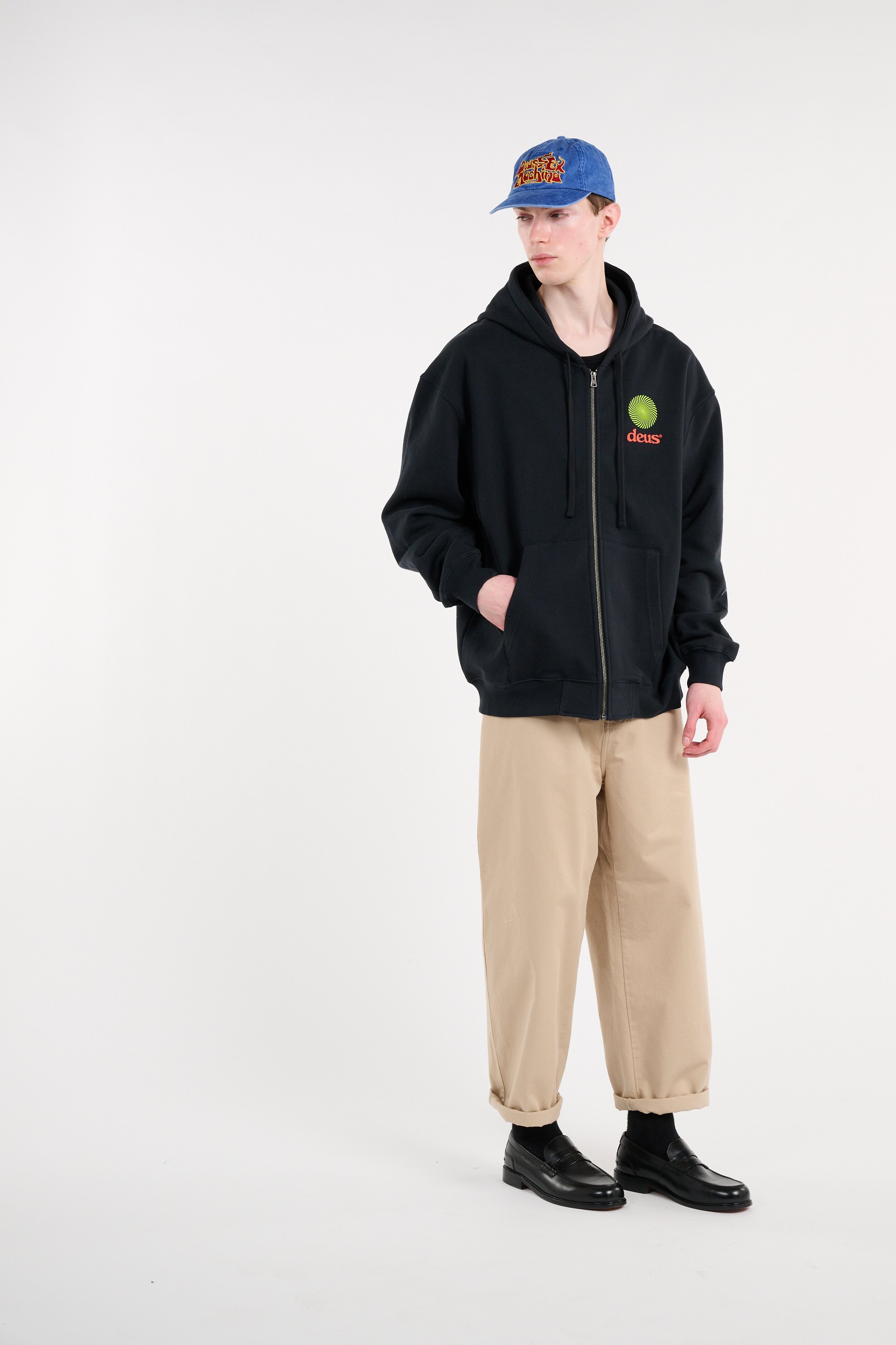 Hoodie zippé DEUS EX MACHINA Noir