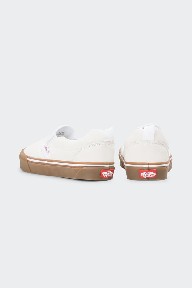 Mens all white slip on vans shop
