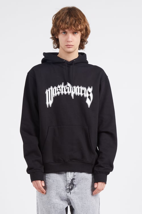 WASTED Hoodie Noir