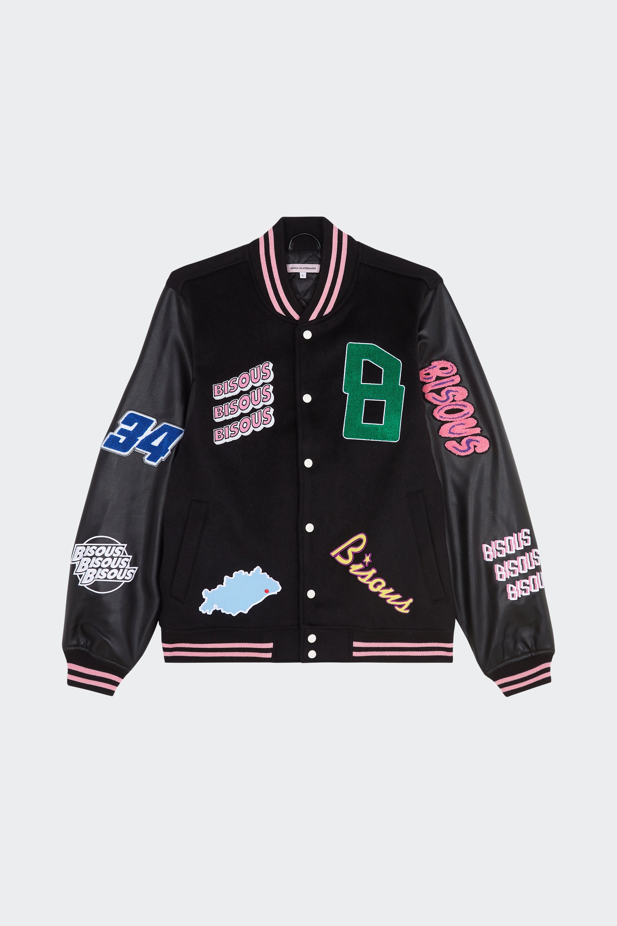 Jacket | Black by BISOUS SKATEBOARDS Jacket Black