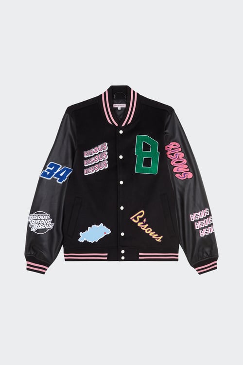 BISOUS SKATEBOARDS Blouson Noir