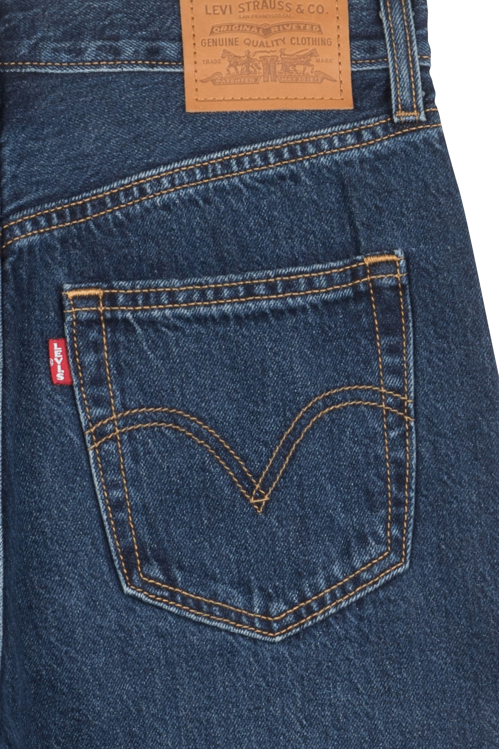 Jean taille haute Bleu