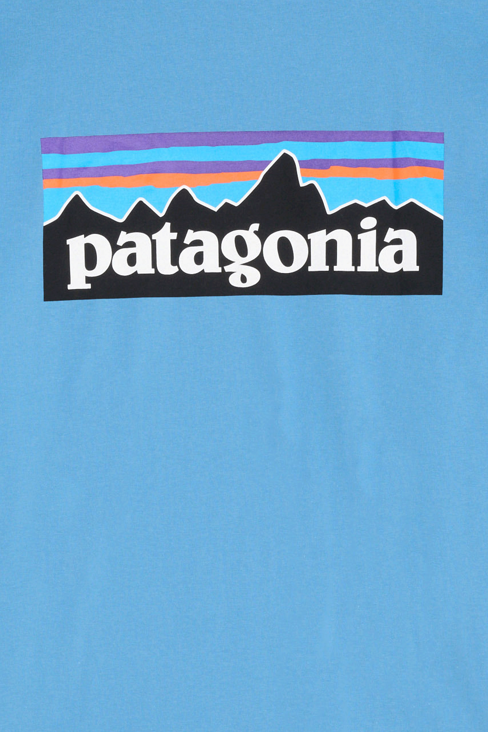 Regular-fit round-neck cotton T-shirt Blue