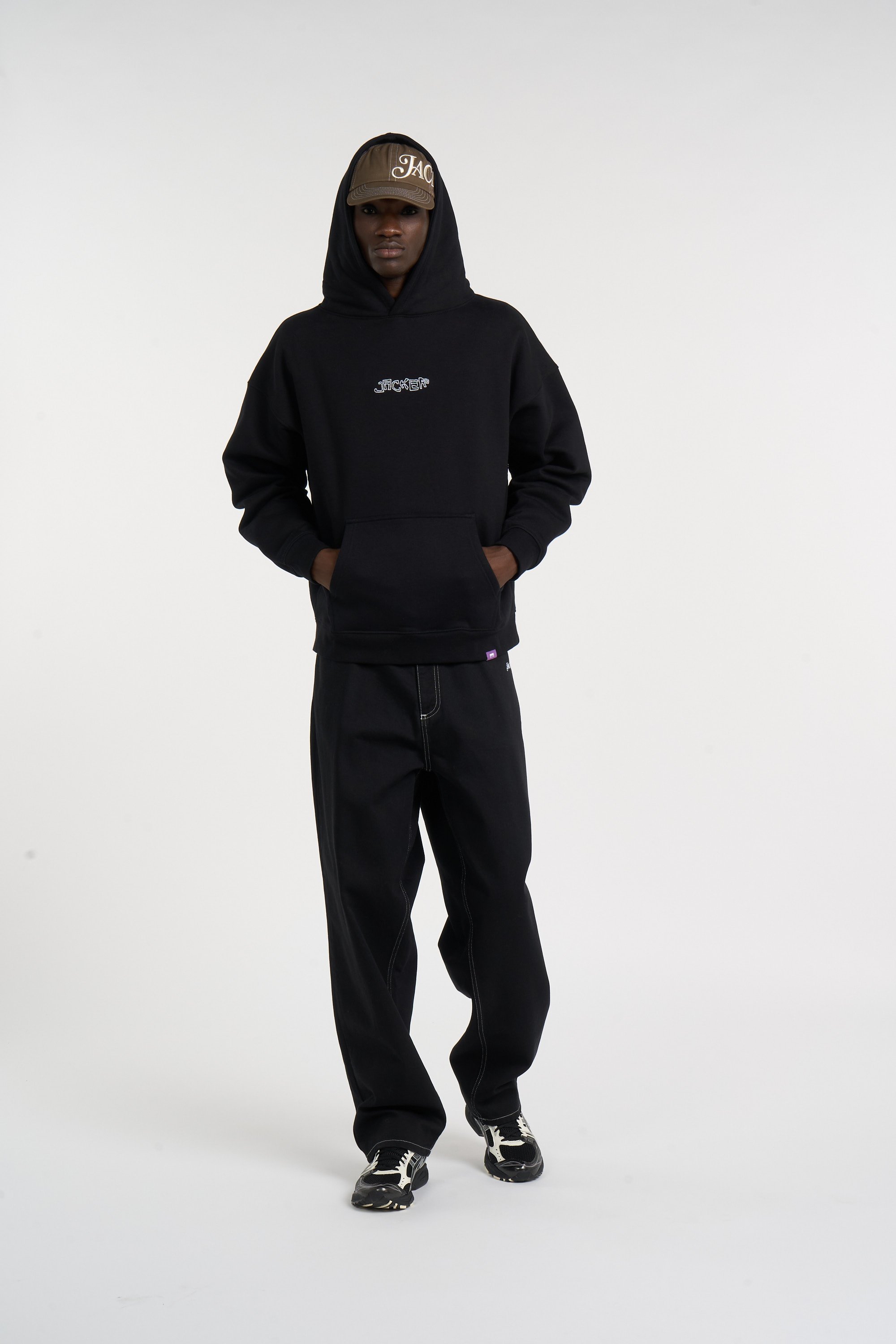 Sweat oversize en coton | Noir JACKER Homme