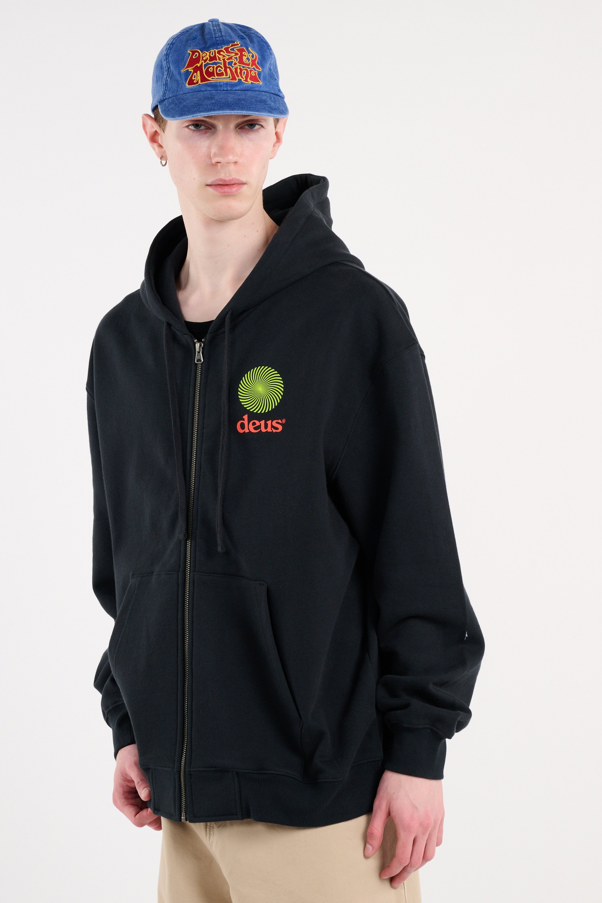 Hoodie zippé Noir