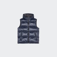 Lightweight quilted padded jacket with high neck COLUMBUS Navy