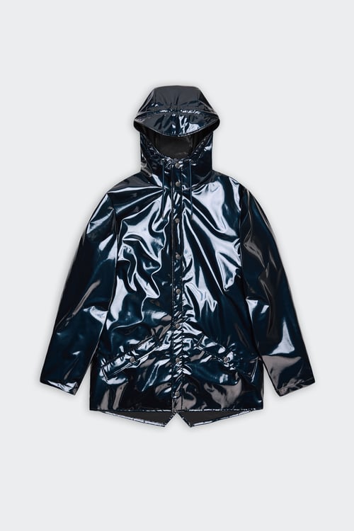 RAINS Hooded waterproof windbreaker Blue